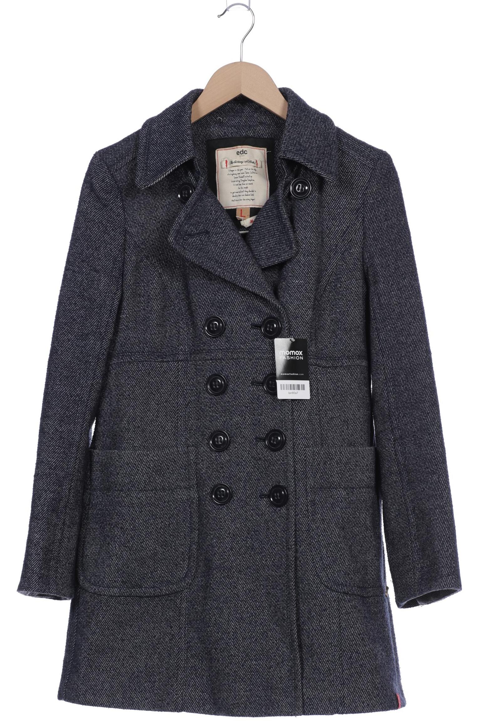 

edc by Esprit Damen Mantel, marineblau, Gr. 42