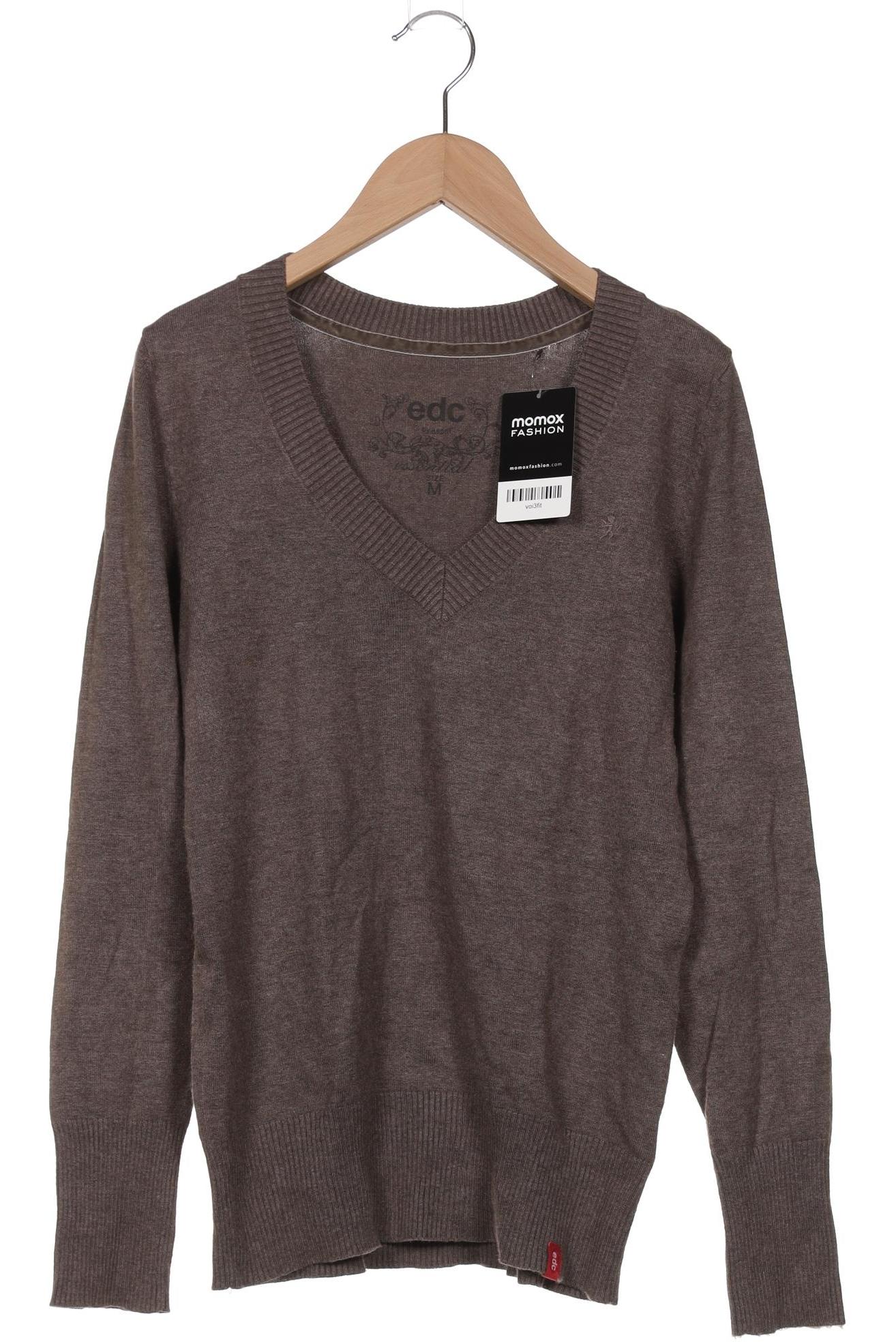 

edc by Esprit Damen Pullover, braun, Gr. 38