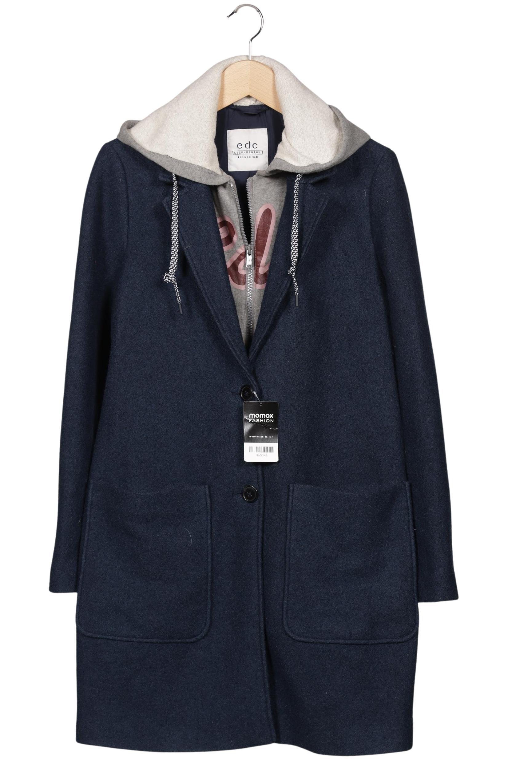 

edc by Esprit Damen Mantel, marineblau, Gr. 38