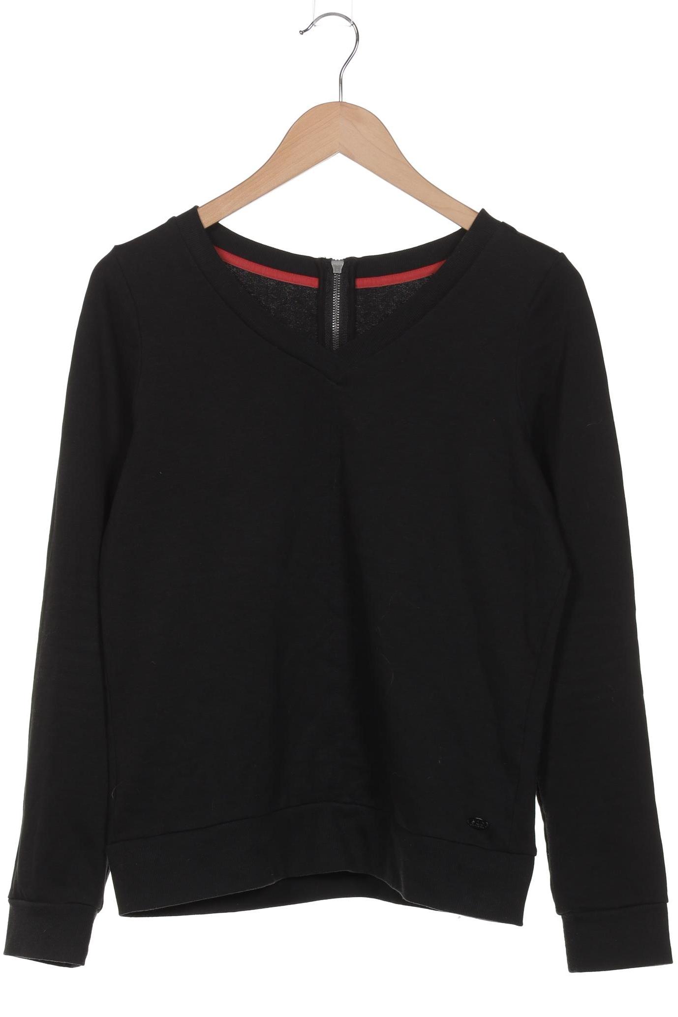 

edc by Esprit Damen Sweatshirt, schwarz, Gr. 38