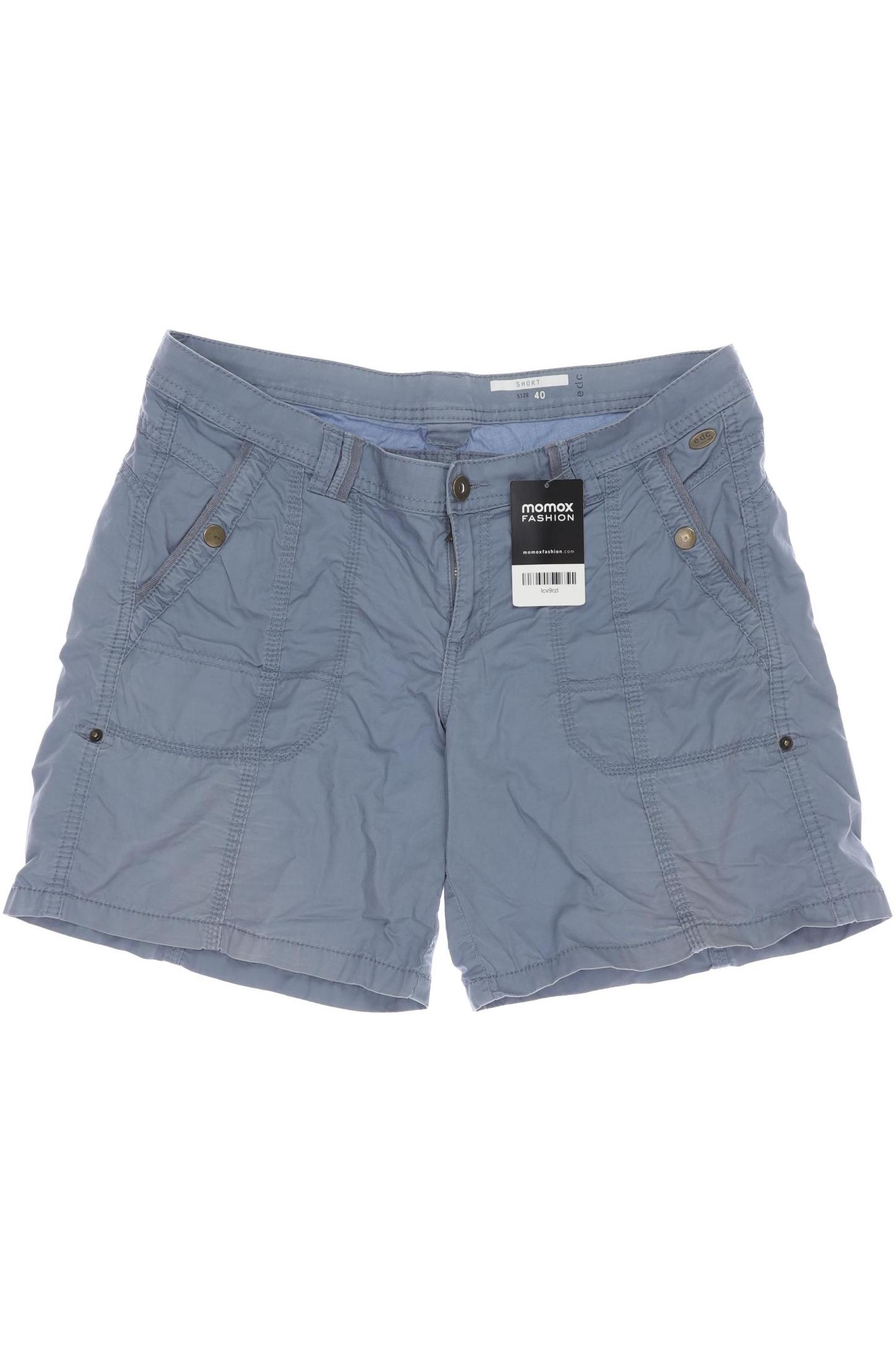 

edc by Esprit Damen Shorts, hellblau, Gr. 40