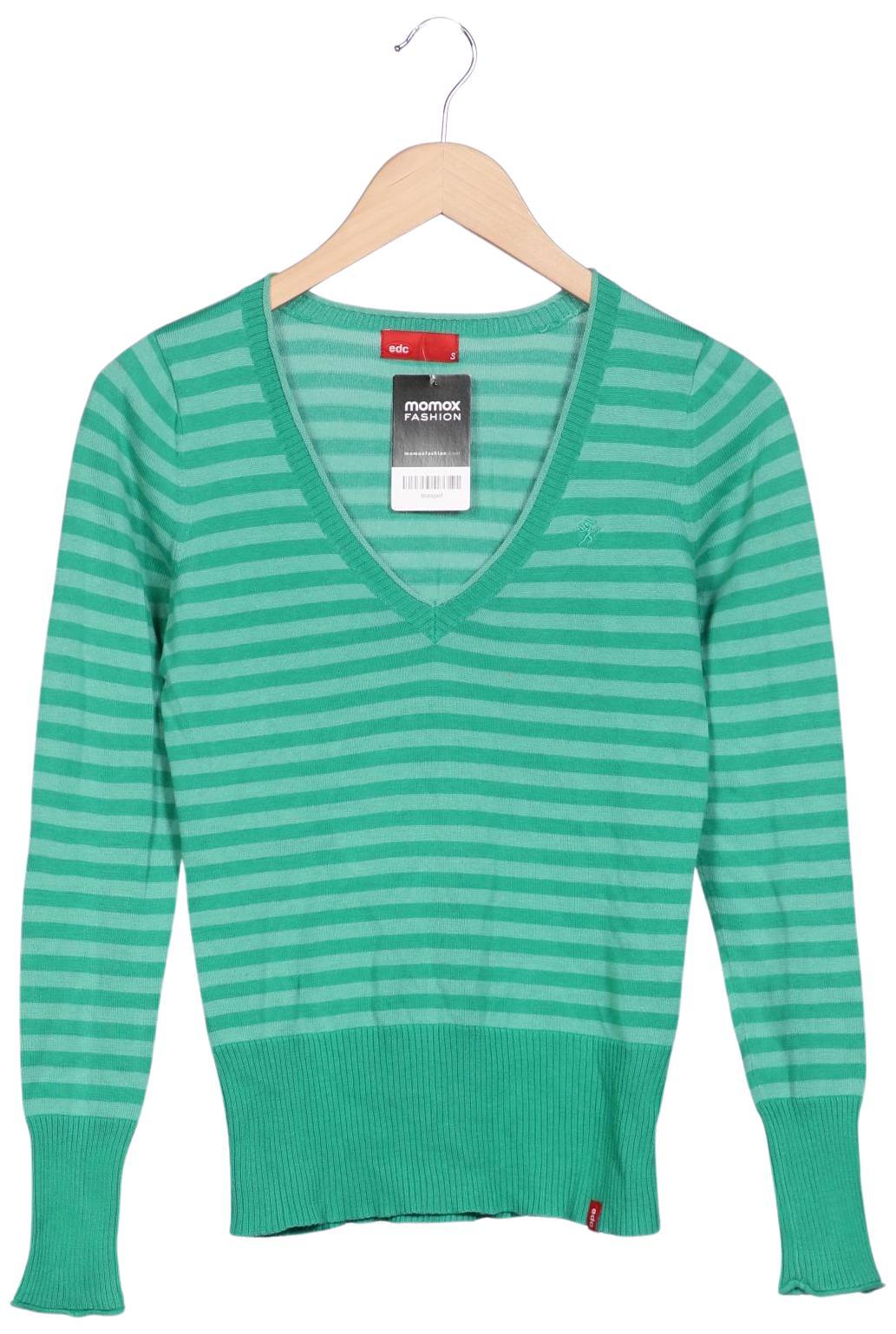 

edc by Esprit Damen Pullover, hellgrün, Gr. 36