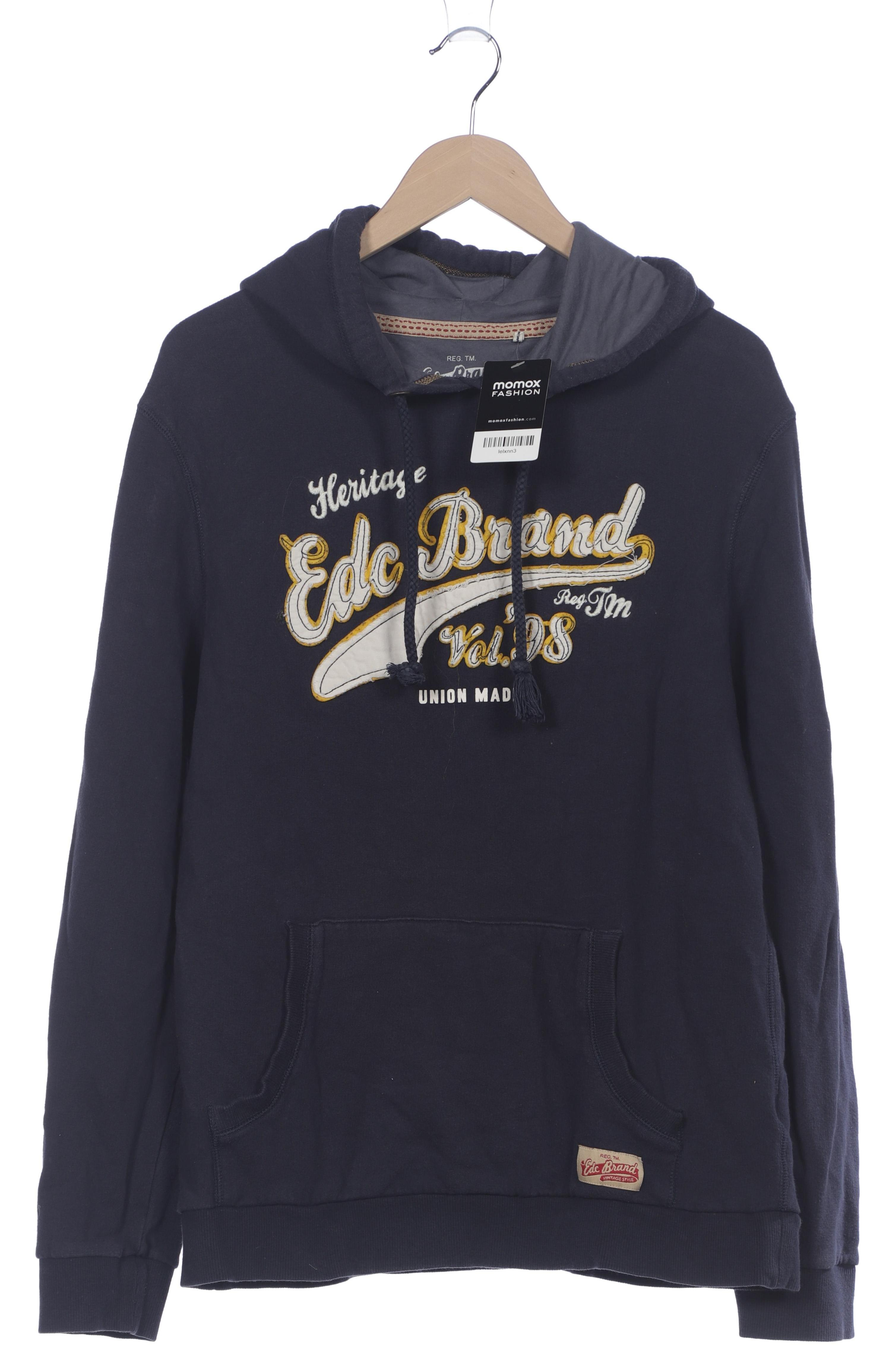 

edc by Esprit Herren Kapuzenpullover, marineblau, Gr. 52