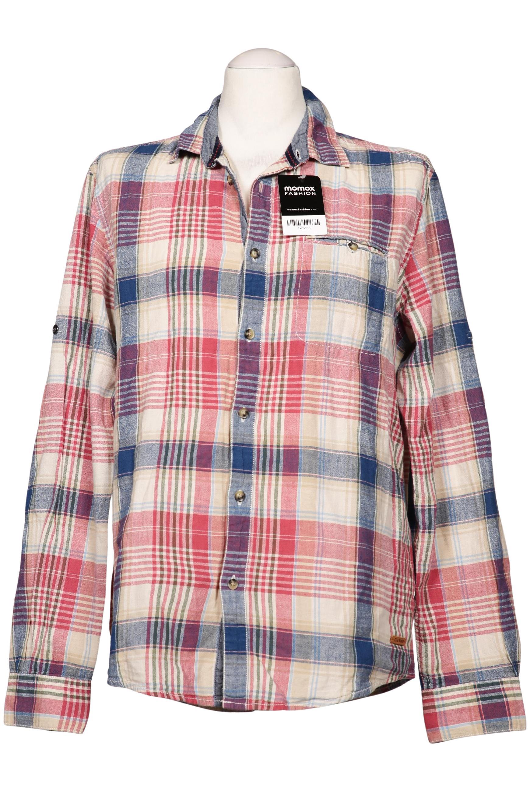 

edc by Esprit Herren Hemd, mehrfarbig, Gr. 52