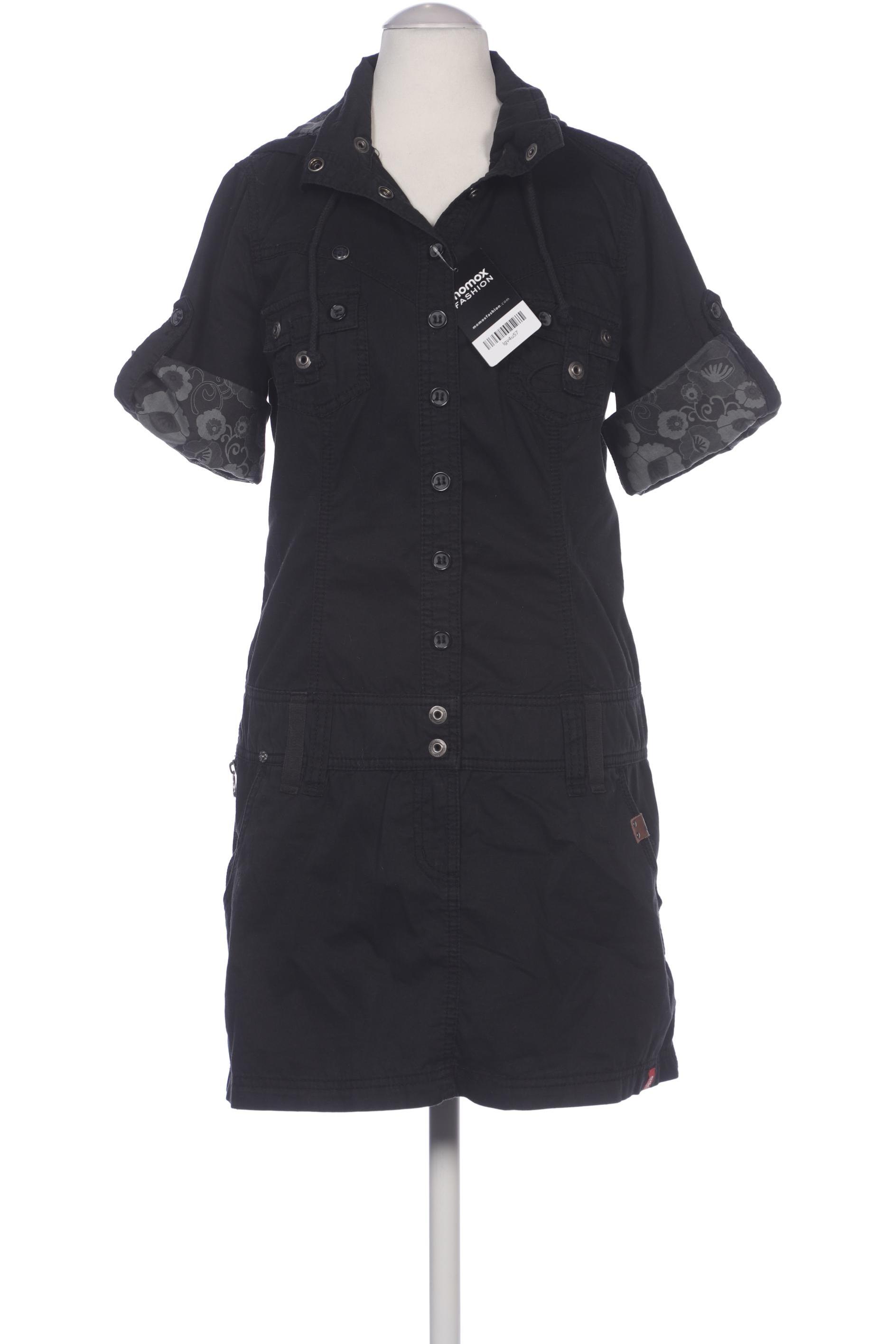 

edc by Esprit Damen Kleid, schwarz, Gr. 32