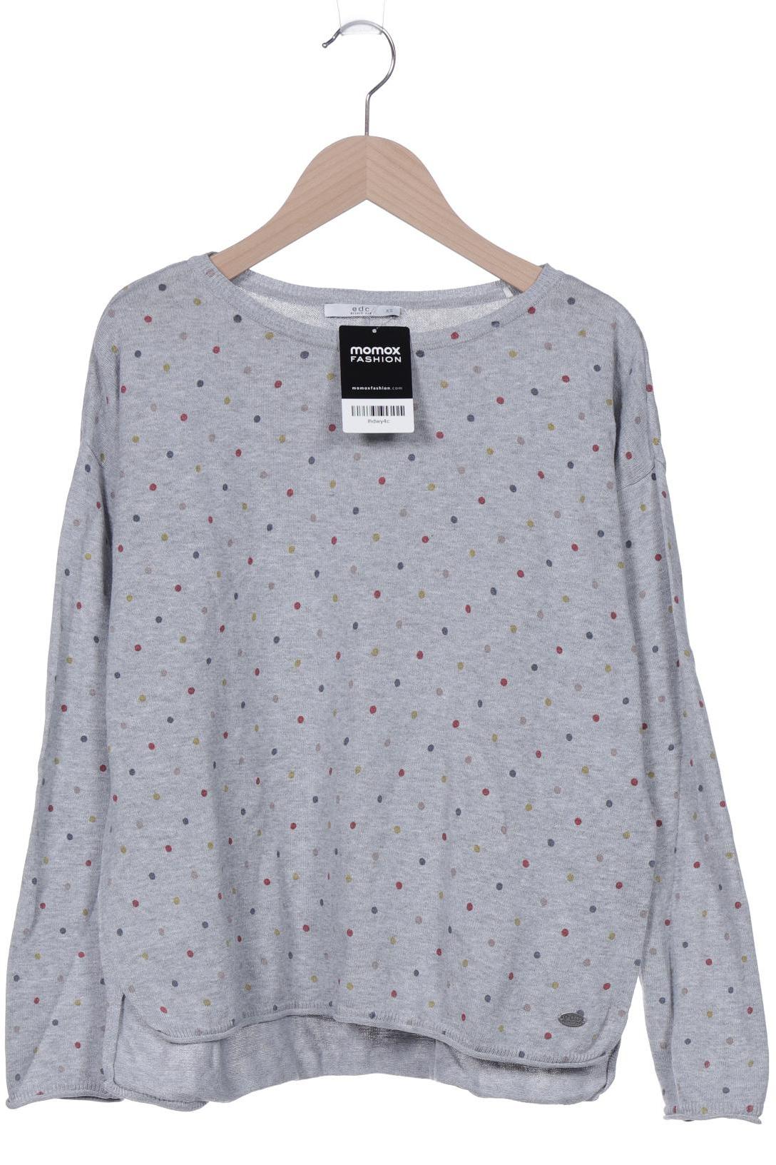 

edc by Esprit Damen Pullover, grau, Gr. 34