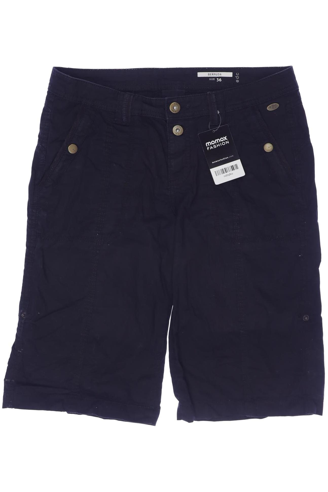 

edc by Esprit Damen Shorts, schwarz, Gr. 36
