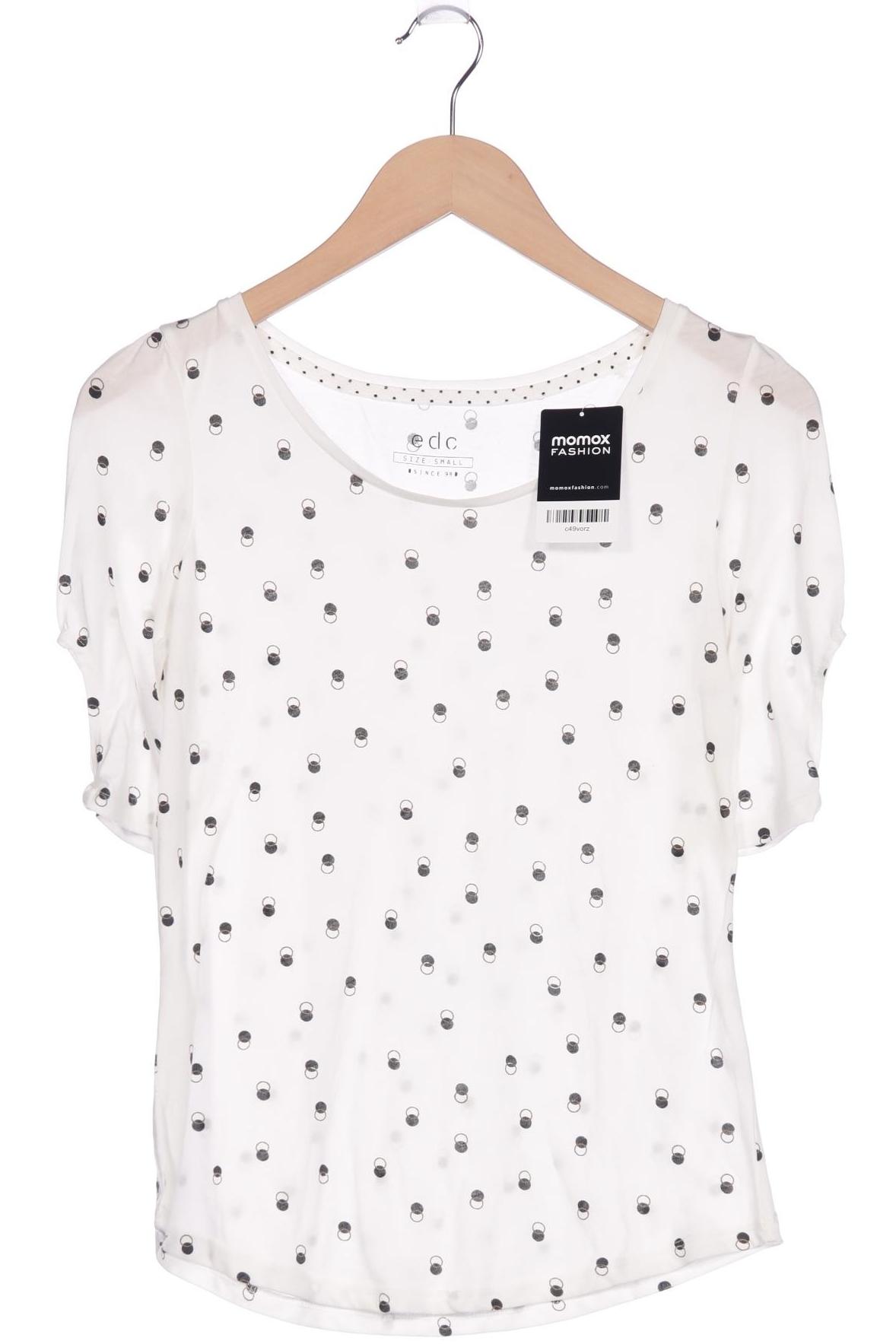 

edc by Esprit Damen T-Shirt, weiß, Gr. 36