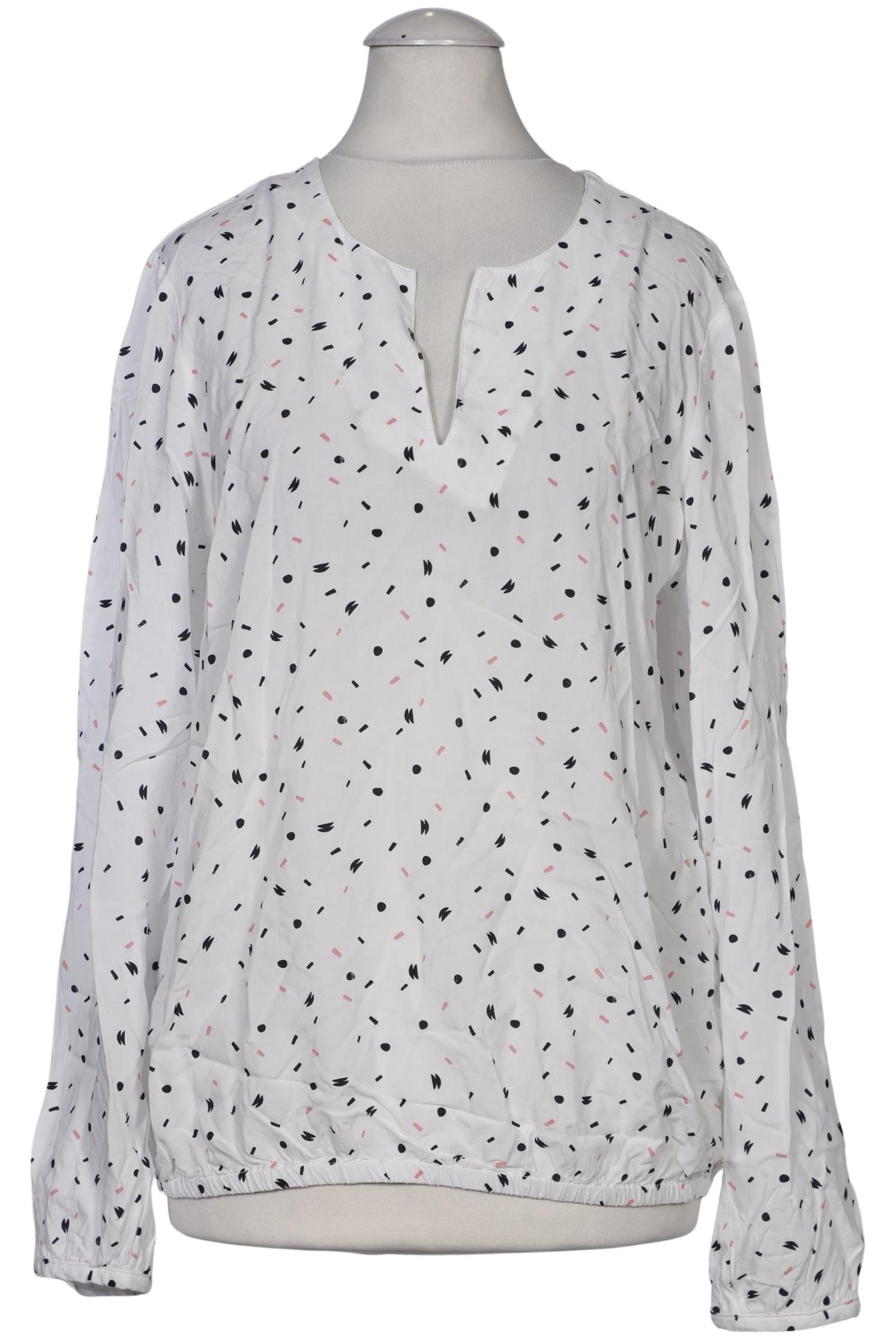 

edc by Esprit Damen Bluse, weiß, Gr. 36