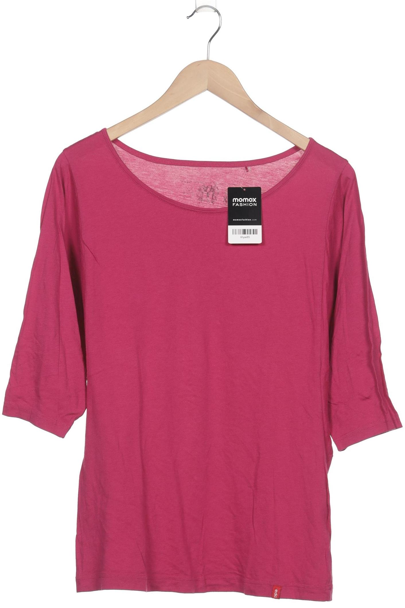 

edc by Esprit Damen Langarmshirt, pink, Gr. 44