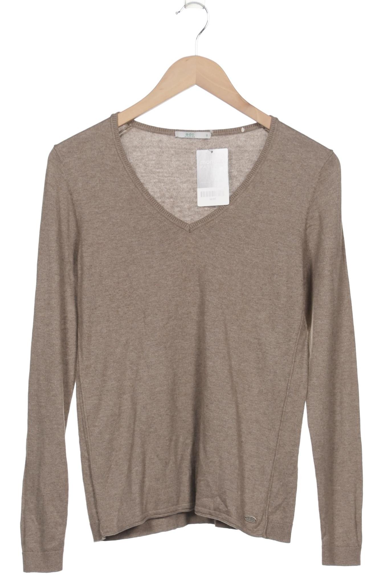 

edc by Esprit Damen Pullover, beige, Gr. 36