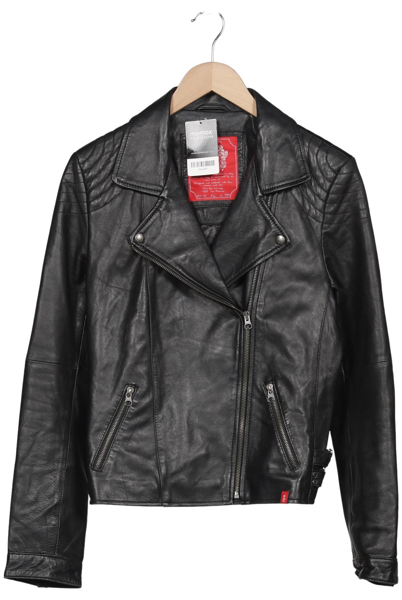 

edc by Esprit Damen Jacke, schwarz, Gr. 44