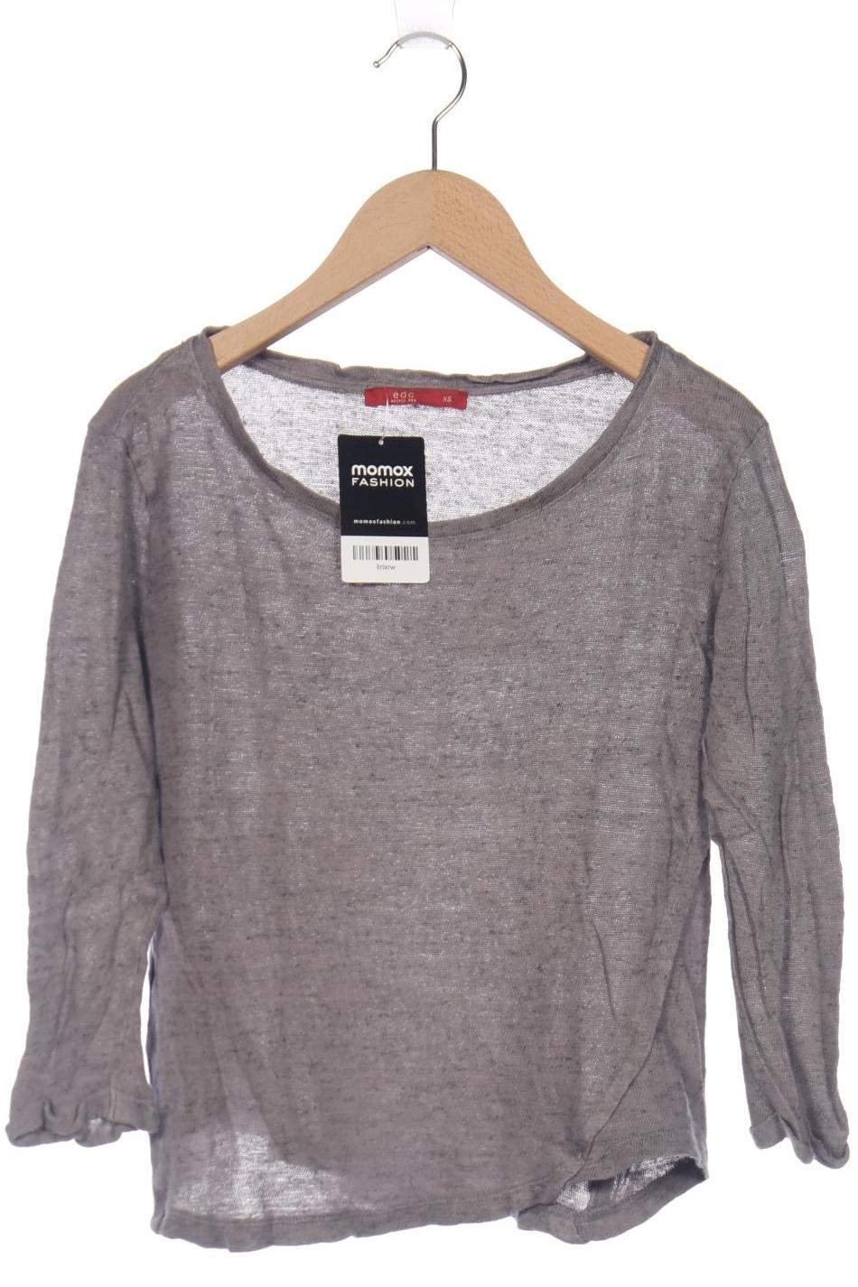 

edc by Esprit Damen Pullover, grau, Gr. 34