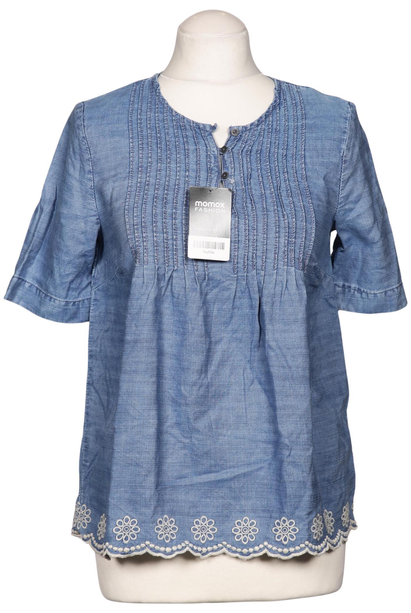 

edc by Esprit Damen Bluse, blau, Gr. 36