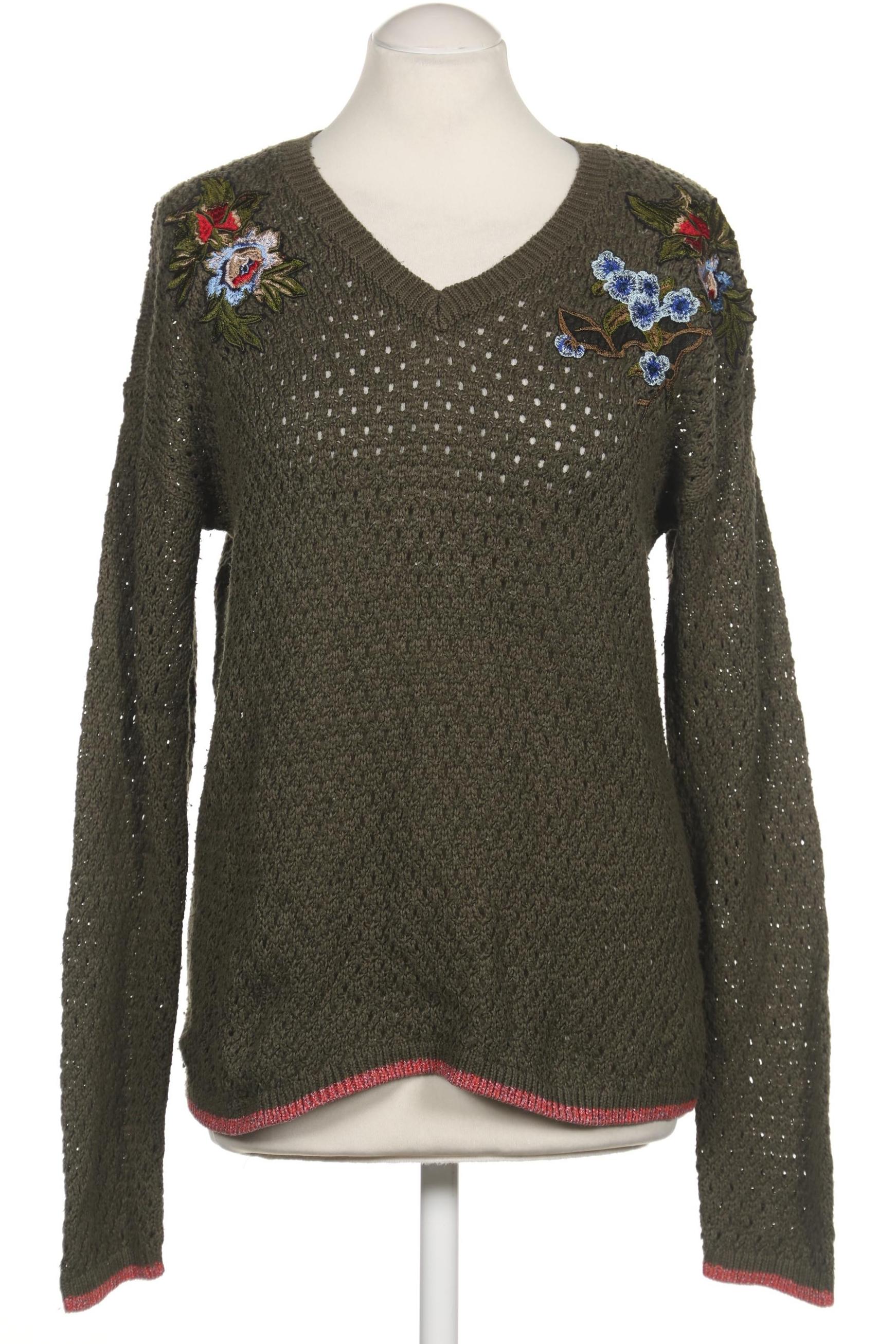 

edc by Esprit Damen Pullover, grün, Gr. 36