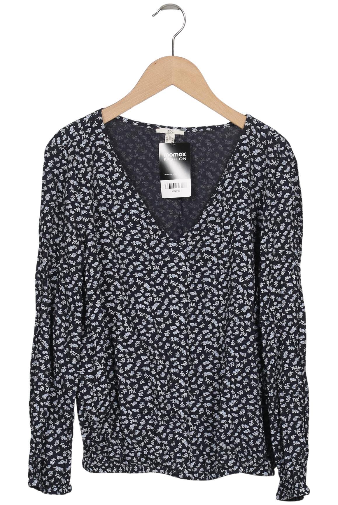 

edc by Esprit Damen Bluse, marineblau, Gr. 36