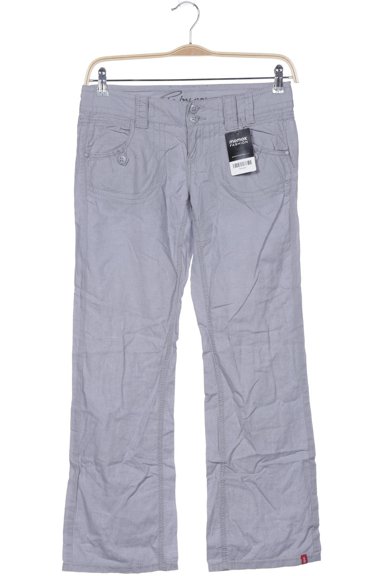 

edc by Esprit Damen Stoffhose, flieder, Gr. 34
