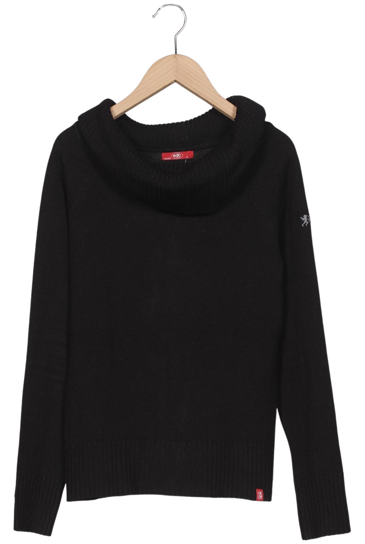 

edc by Esprit Damen Pullover, schwarz, Gr. 36