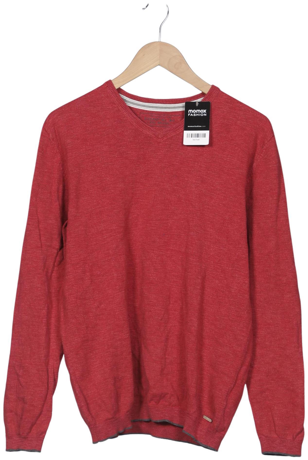 

edc by Esprit Herren Pullover, rot, Gr. 52