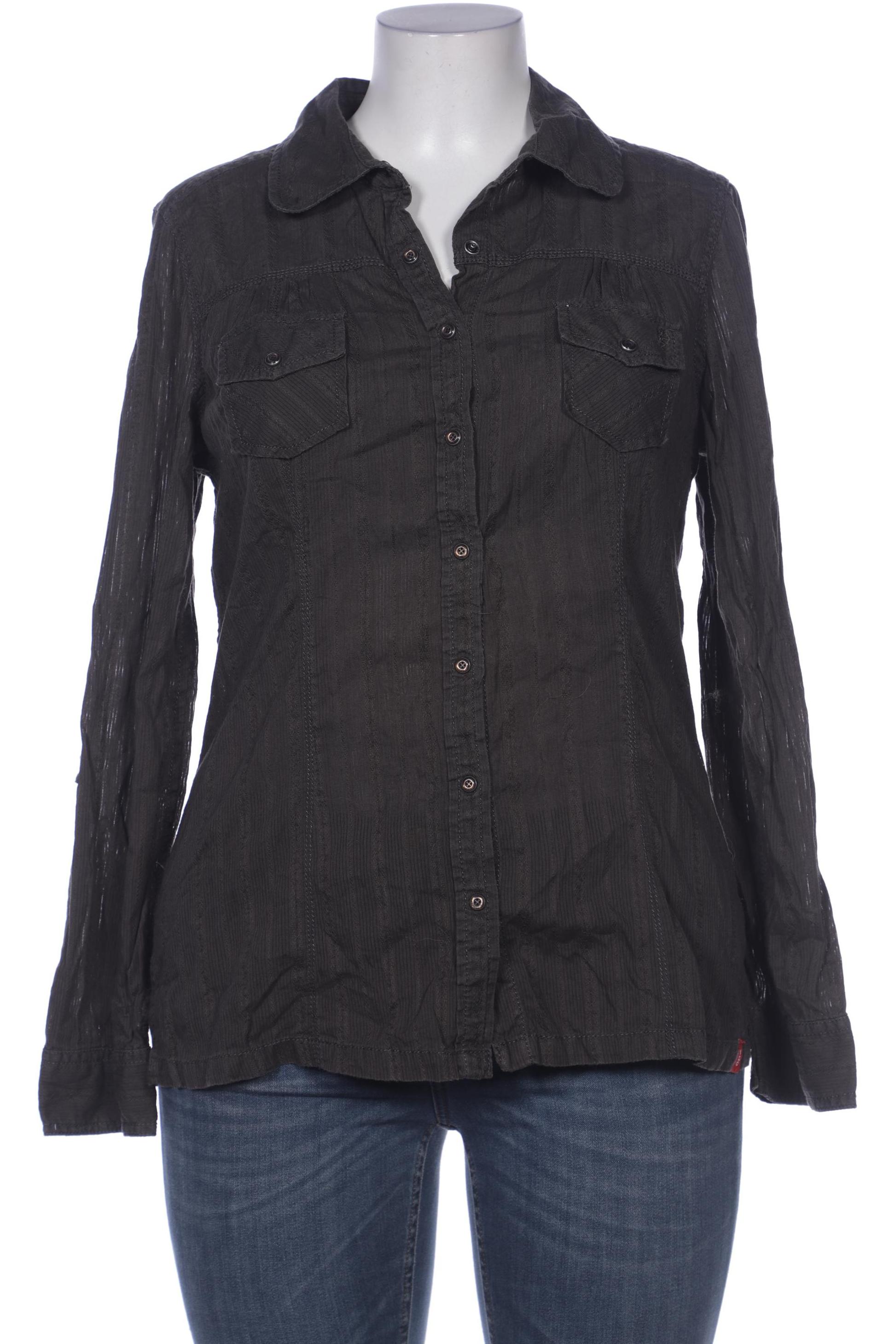 

edc by Esprit Damen Bluse, braun, Gr. 44