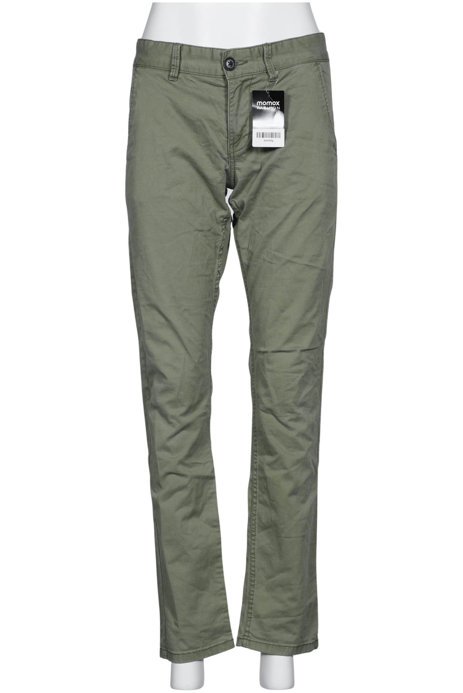 

edc by Esprit Herren Stoffhose, grün, Gr. 30