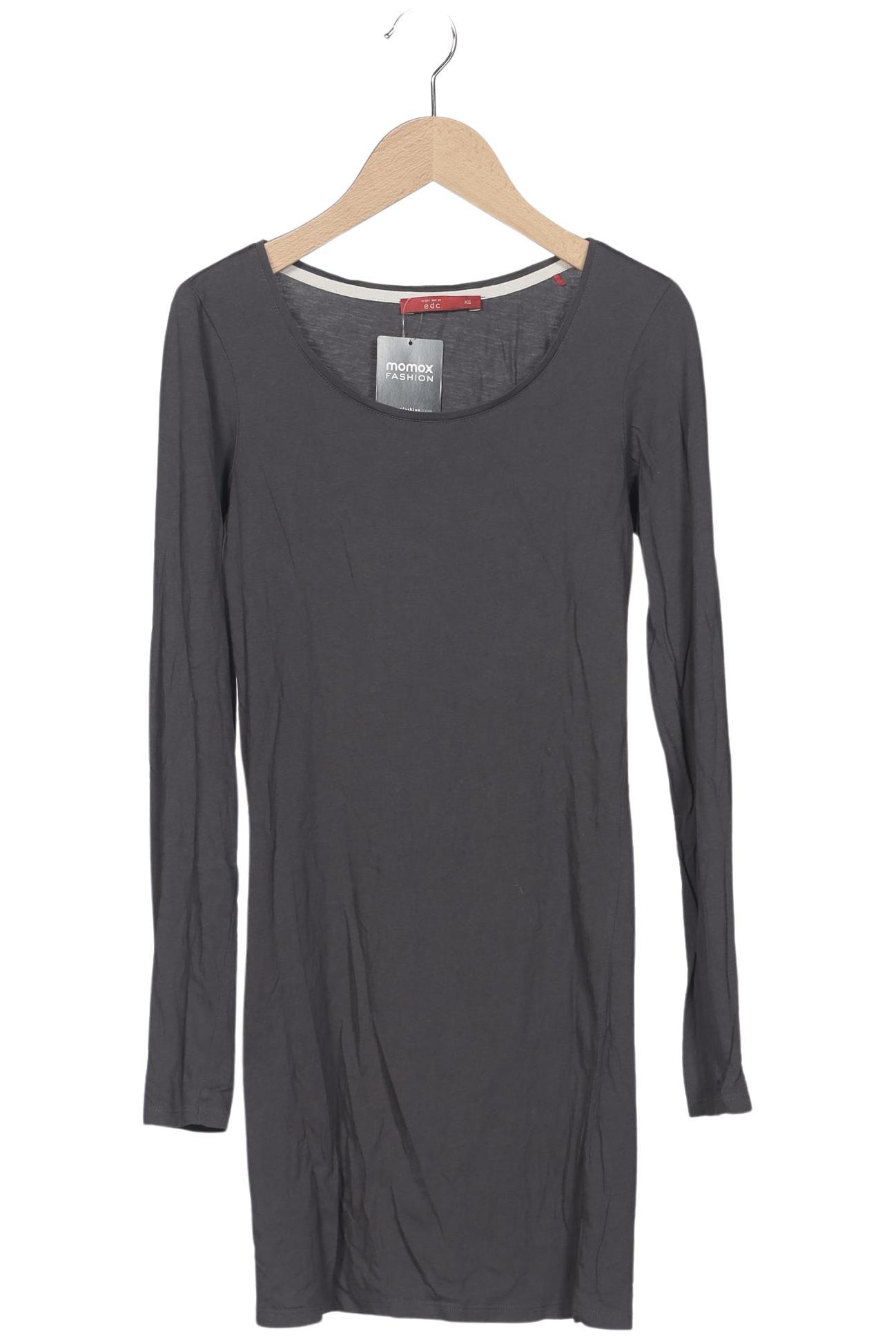 

edc by Esprit Damen Langarmshirt, grau, Gr. 34