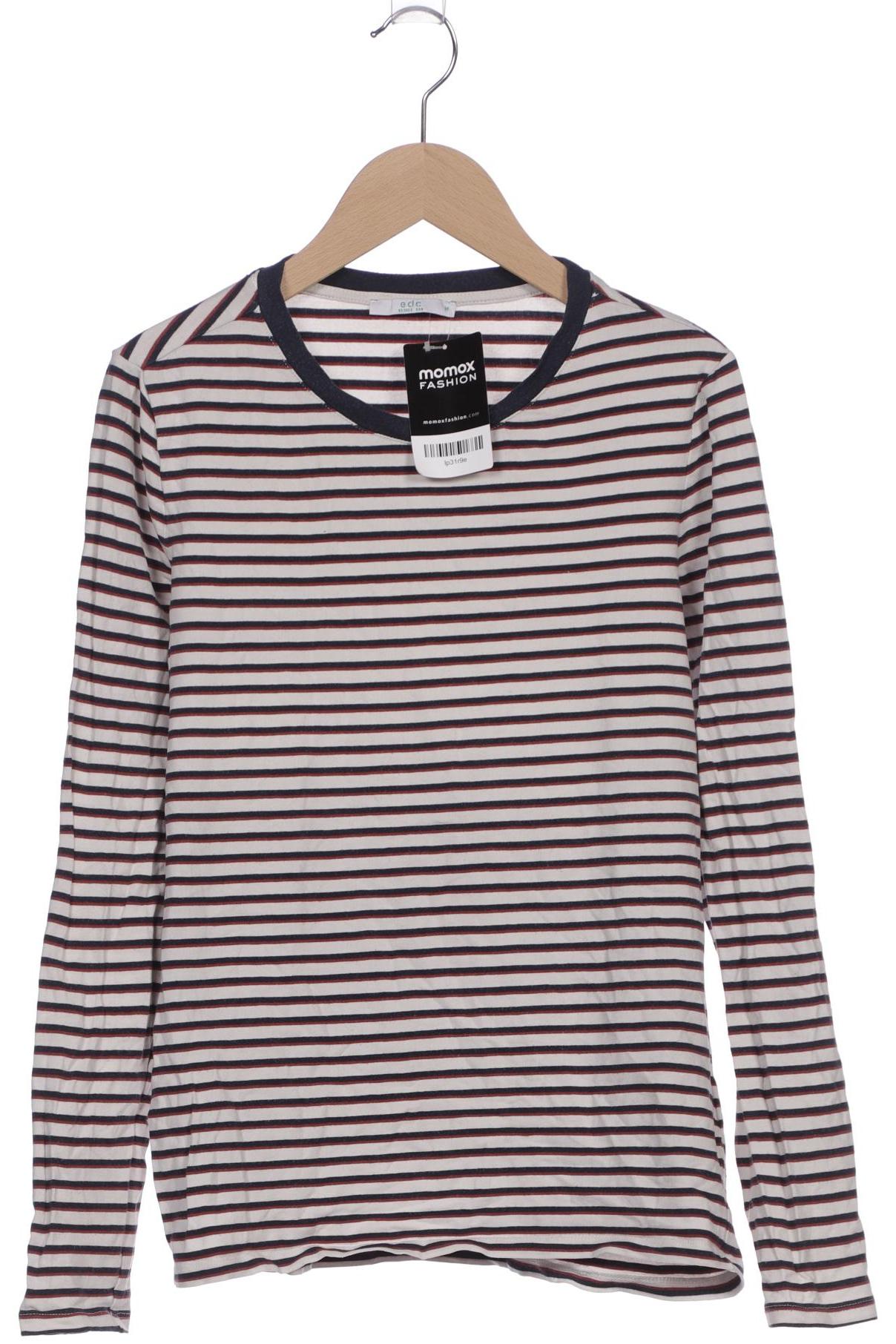 

edc by Esprit Damen Langarmshirt, marineblau, Gr. 38