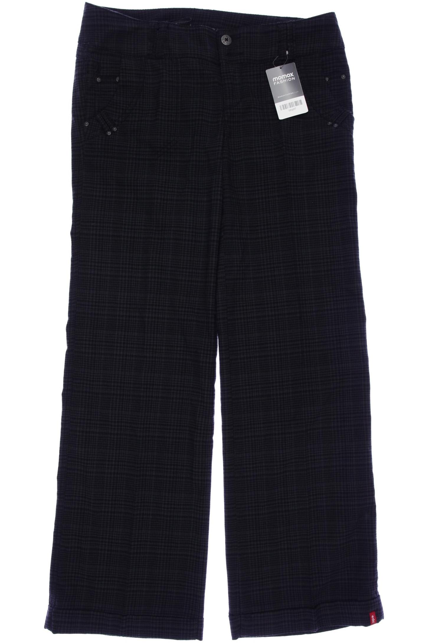 

edc by Esprit Damen Stoffhose, schwarz, Gr. 40