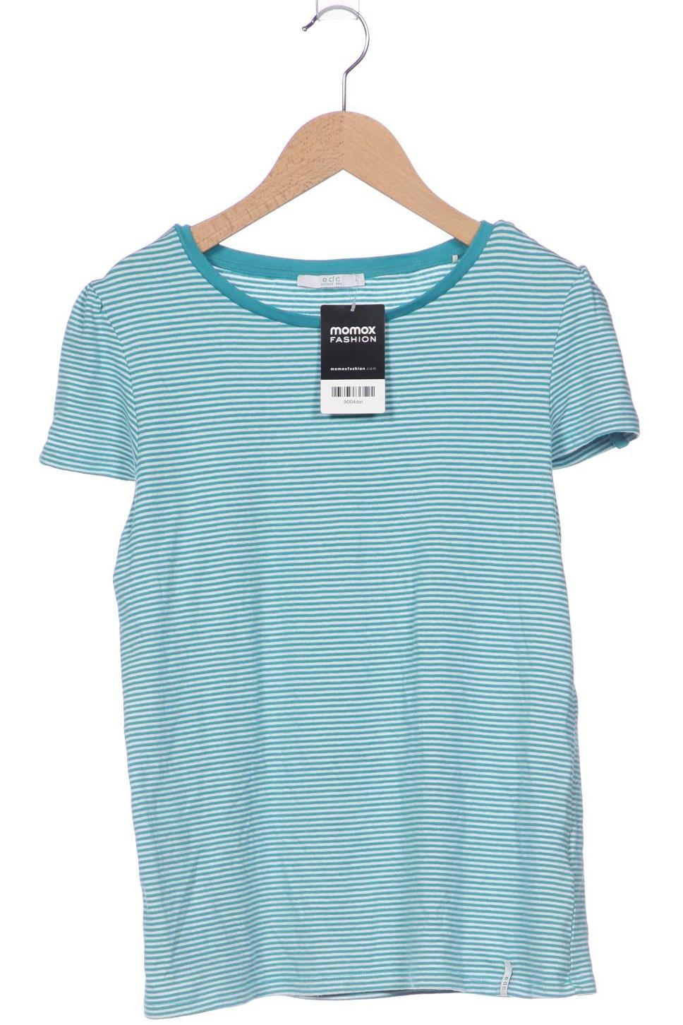 

edc by Esprit Damen T-Shirt, blau, Gr. 42