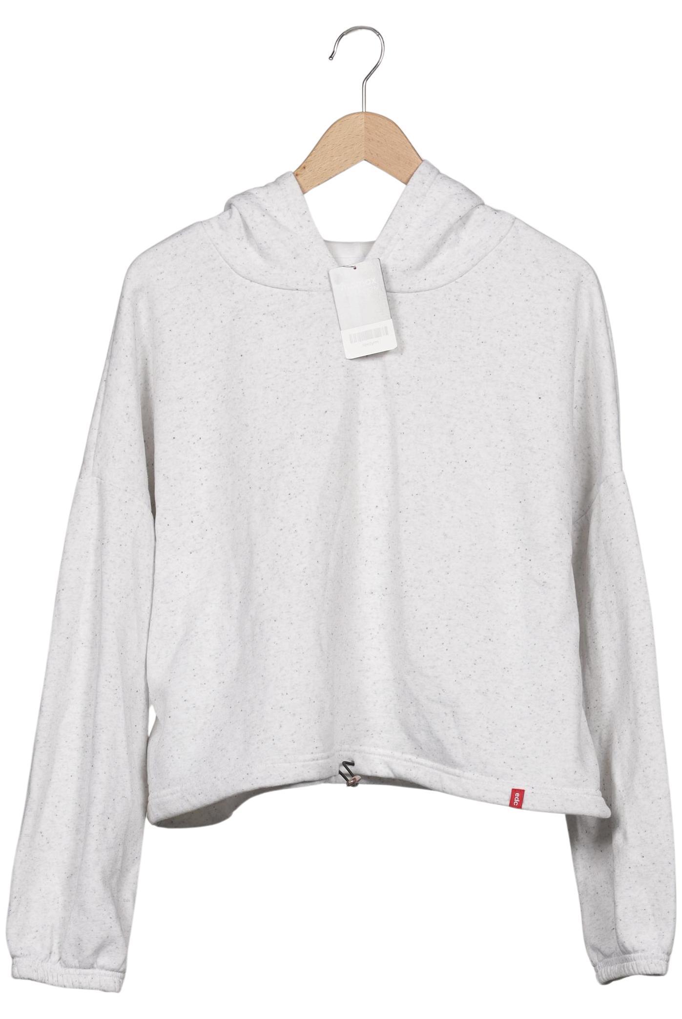 

edc by Esprit Damen Kapuzenpullover, grau, Gr. 44