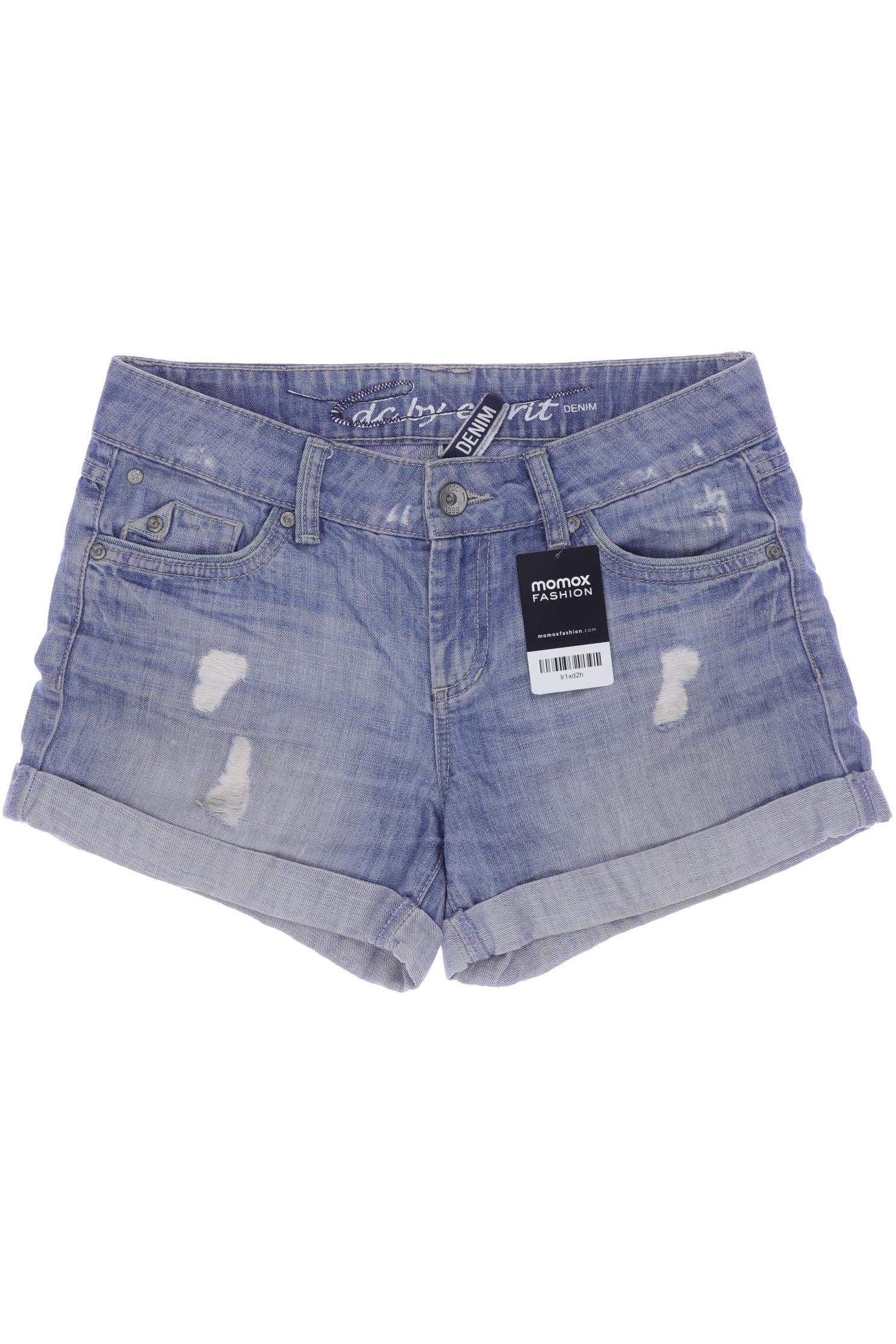 

edc by Esprit Damen Shorts, blau, Gr. 28
