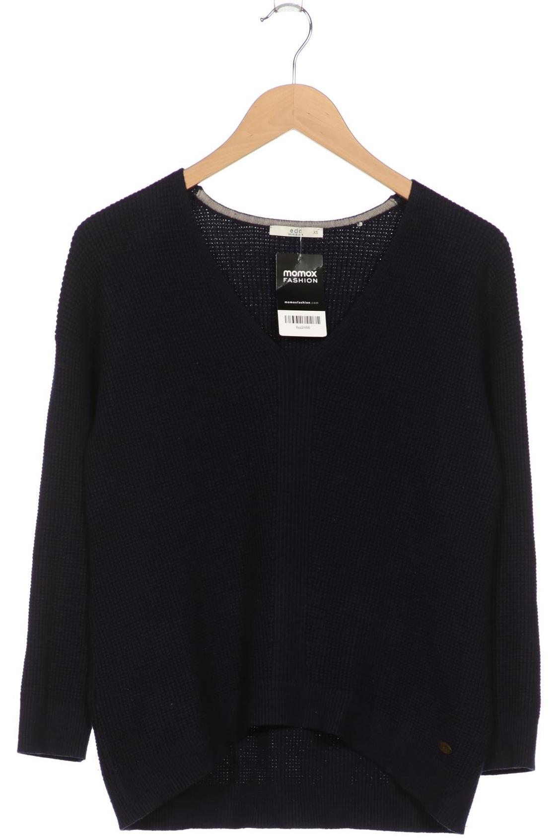 

edc by Esprit Damen Pullover, marineblau, Gr. 34