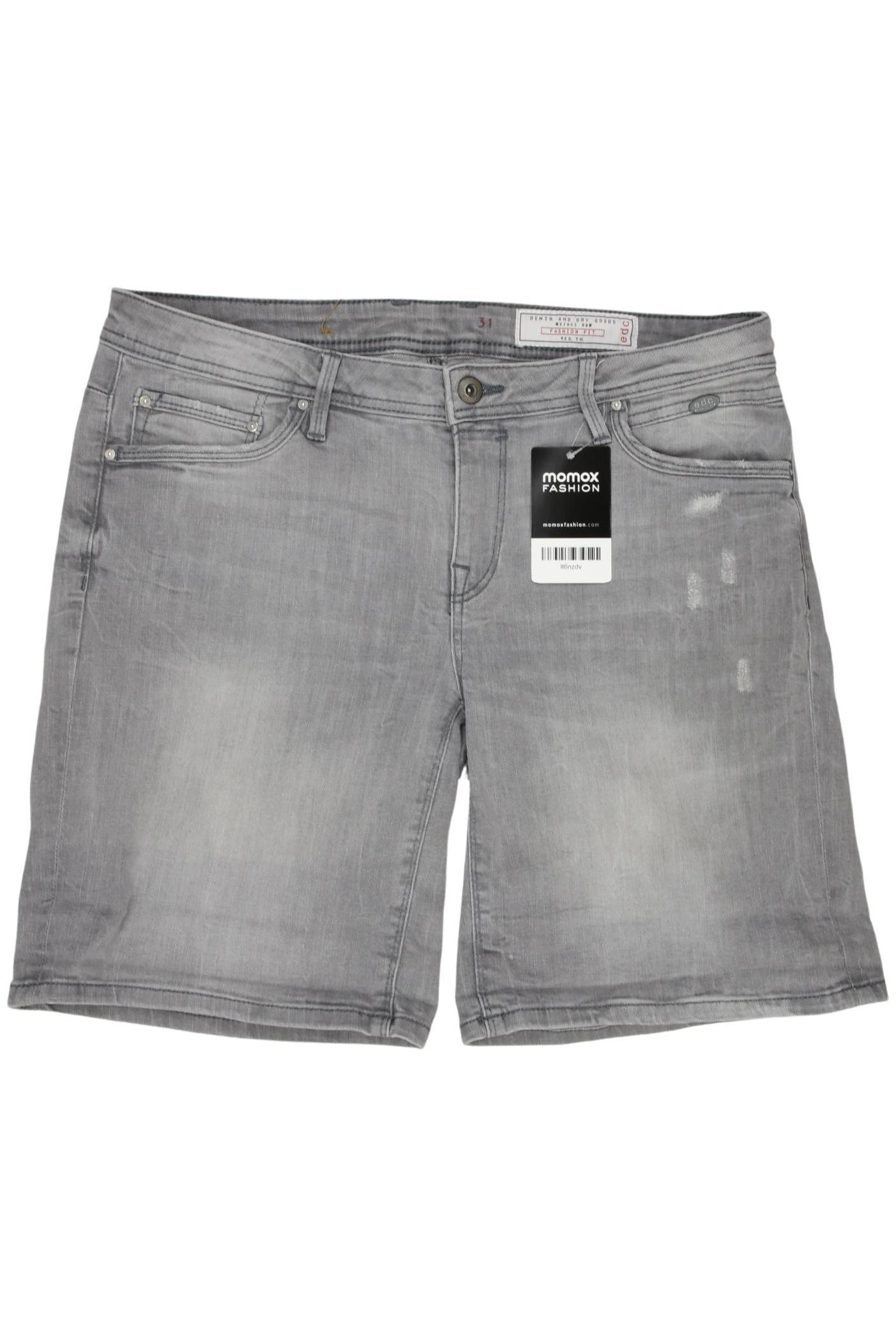 

edc by Esprit Damen Shorts, grau, Gr. 31