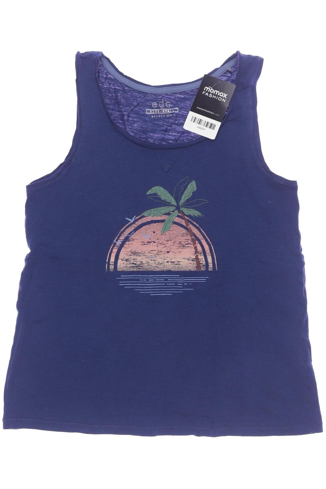 

edc by Esprit Damen Top, blau, Gr. 36