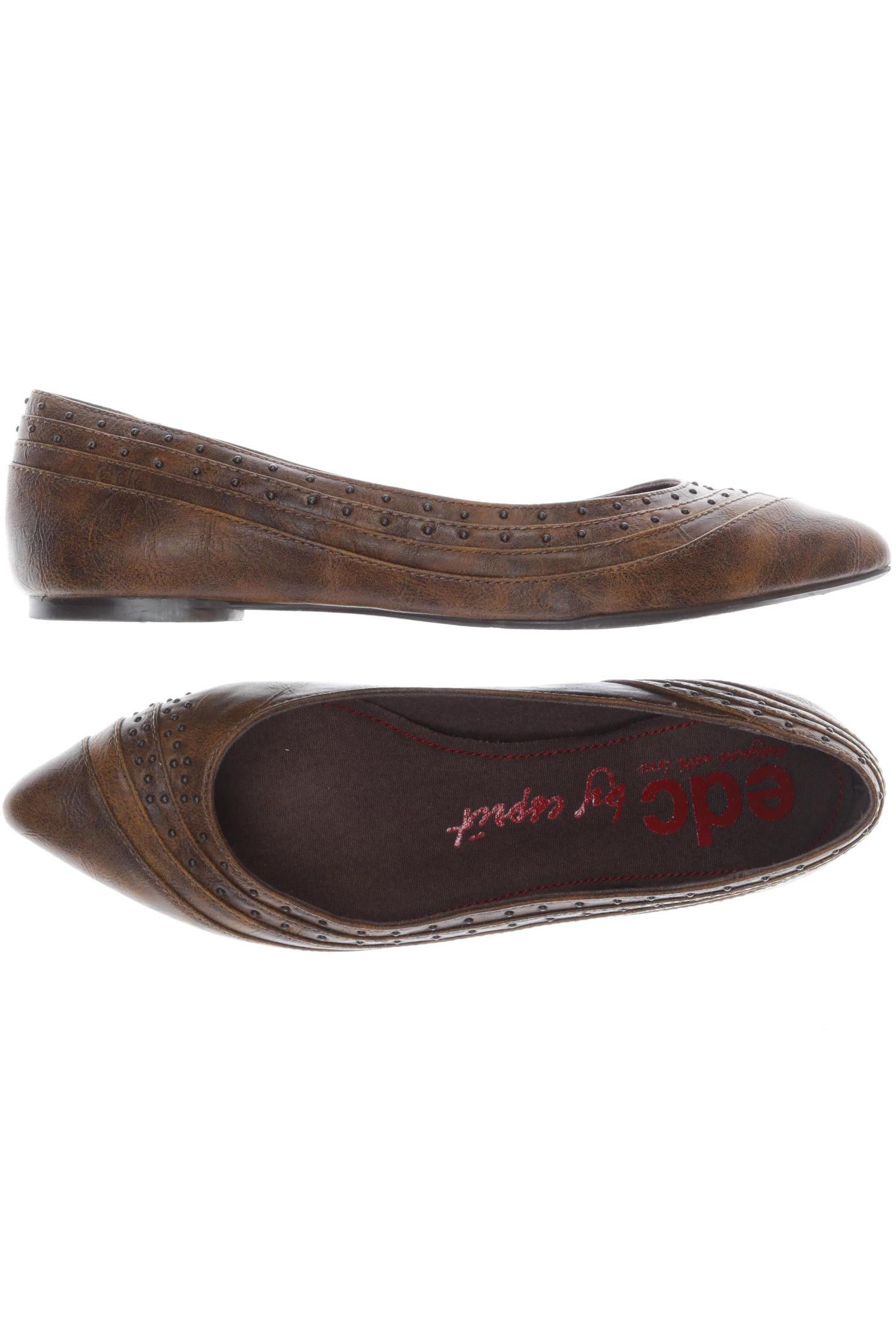 

edc by Esprit Damen Ballerinas, braun, Gr. 40
