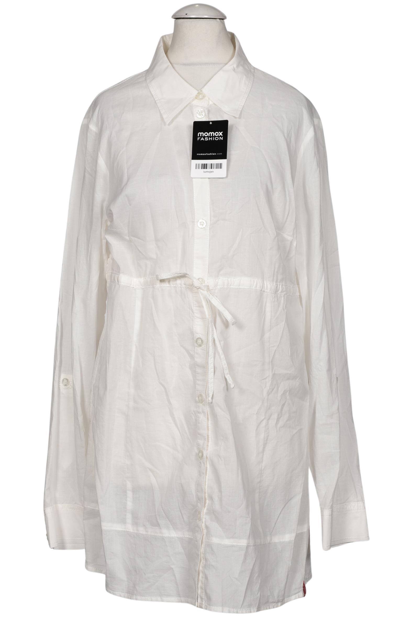 

edc by Esprit Damen Bluse, weiß, Gr. 38