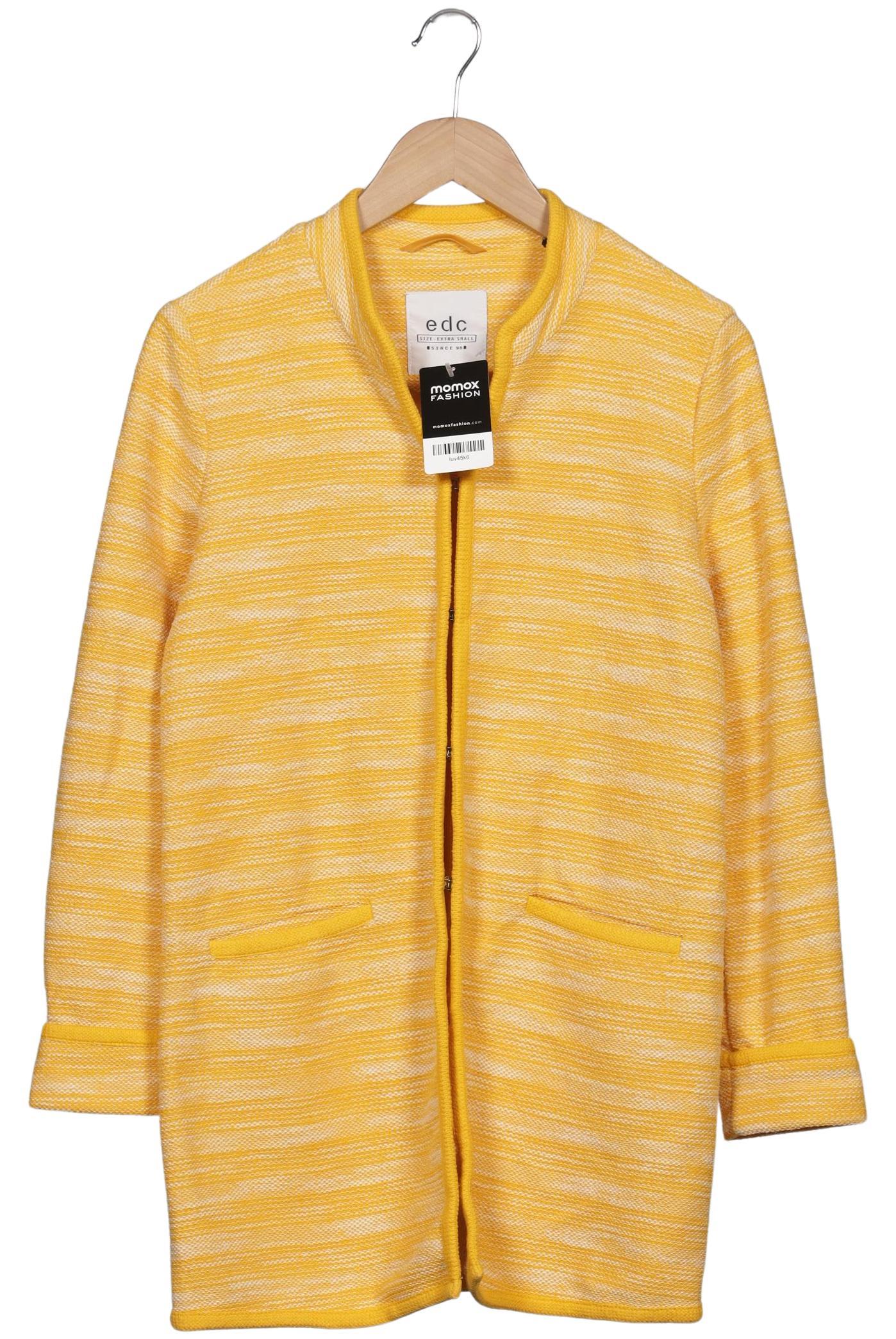 

edc by Esprit Damen Mantel, gelb, Gr. 34