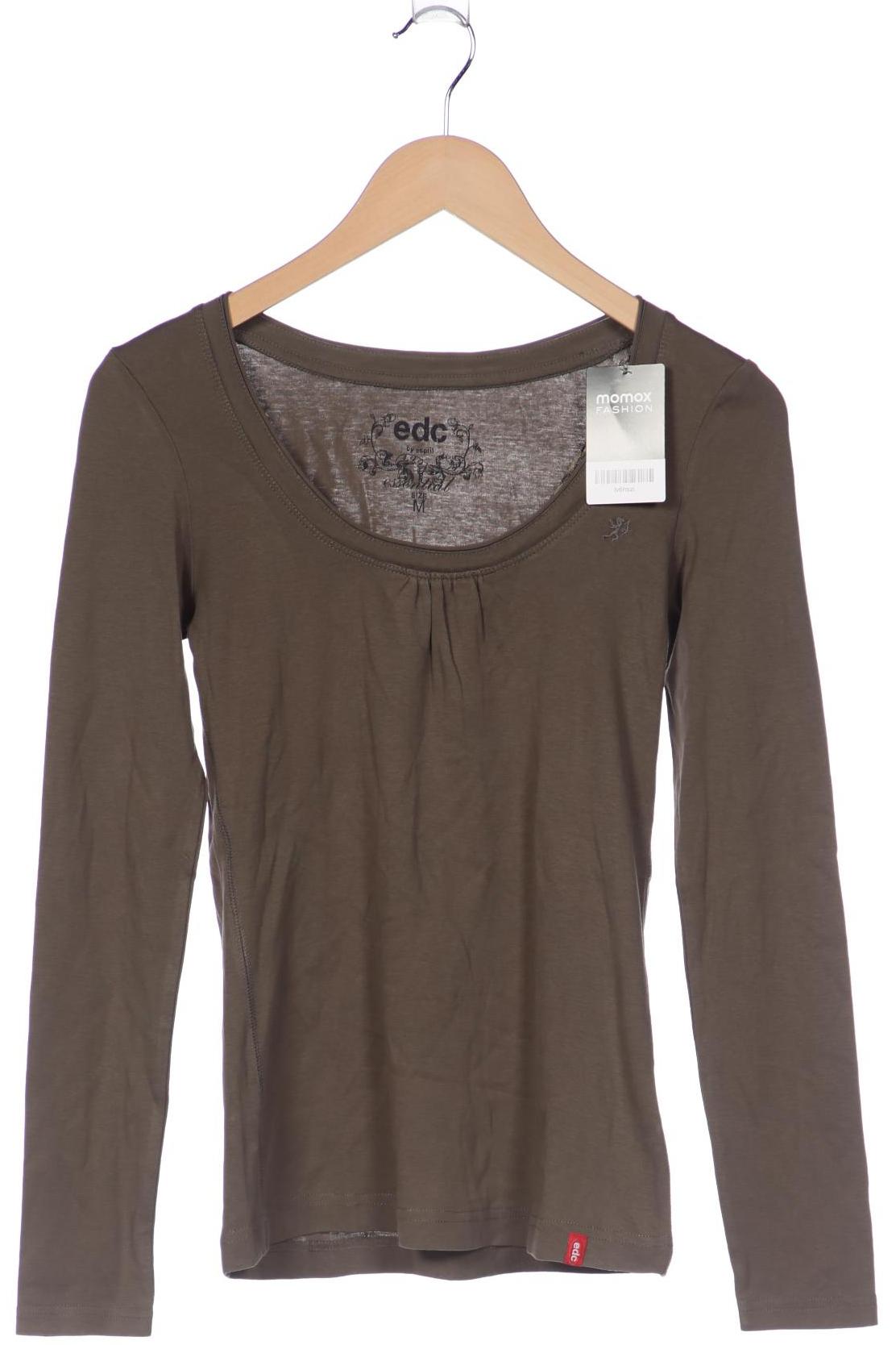 

edc by Esprit Damen Langarmshirt, grün
