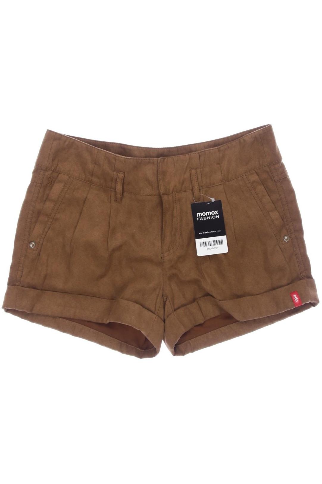 

edc by Esprit Damen Shorts, braun, Gr. 32