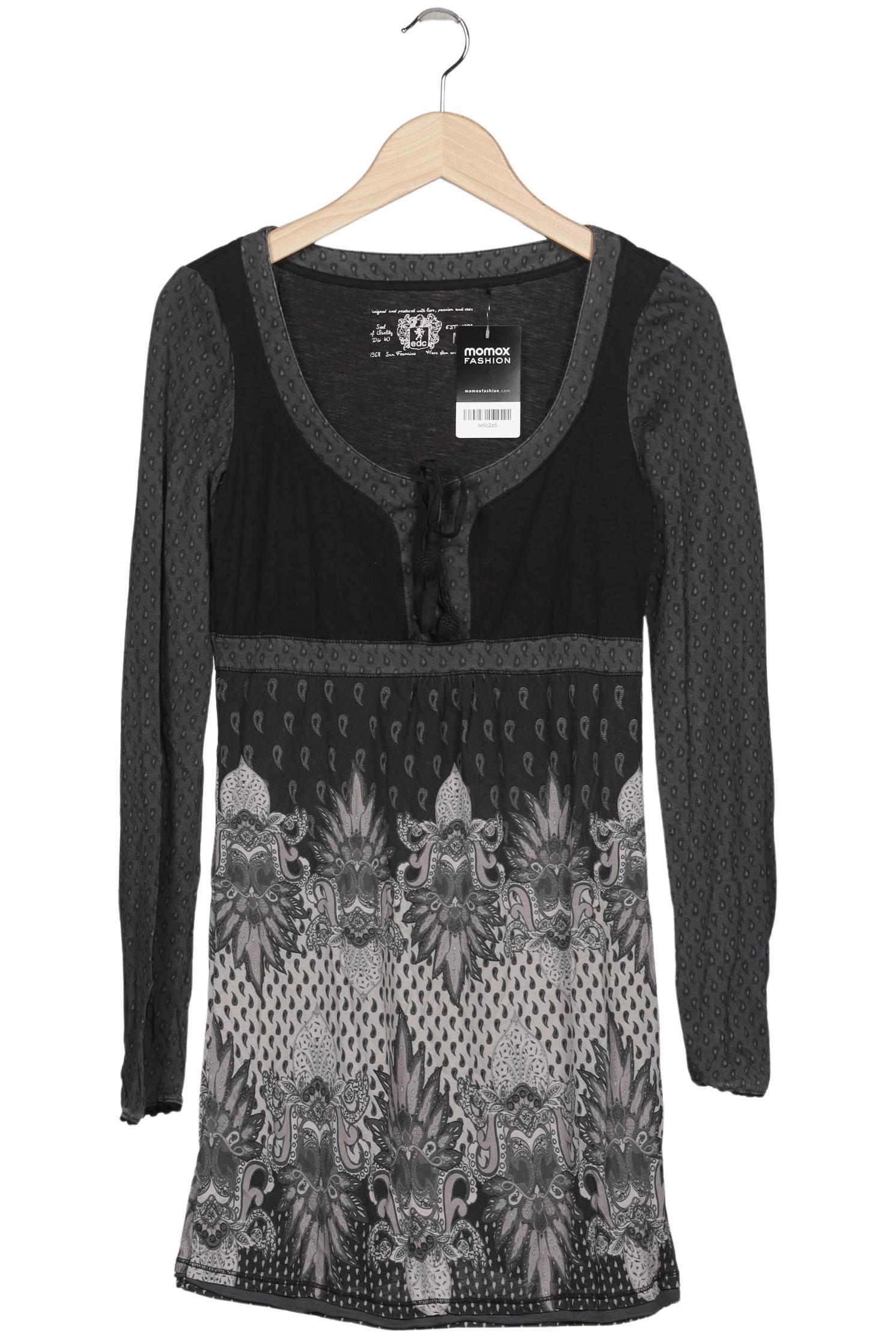 

edc by Esprit Damen Langarmshirt, mehrfarbig, Gr. 38