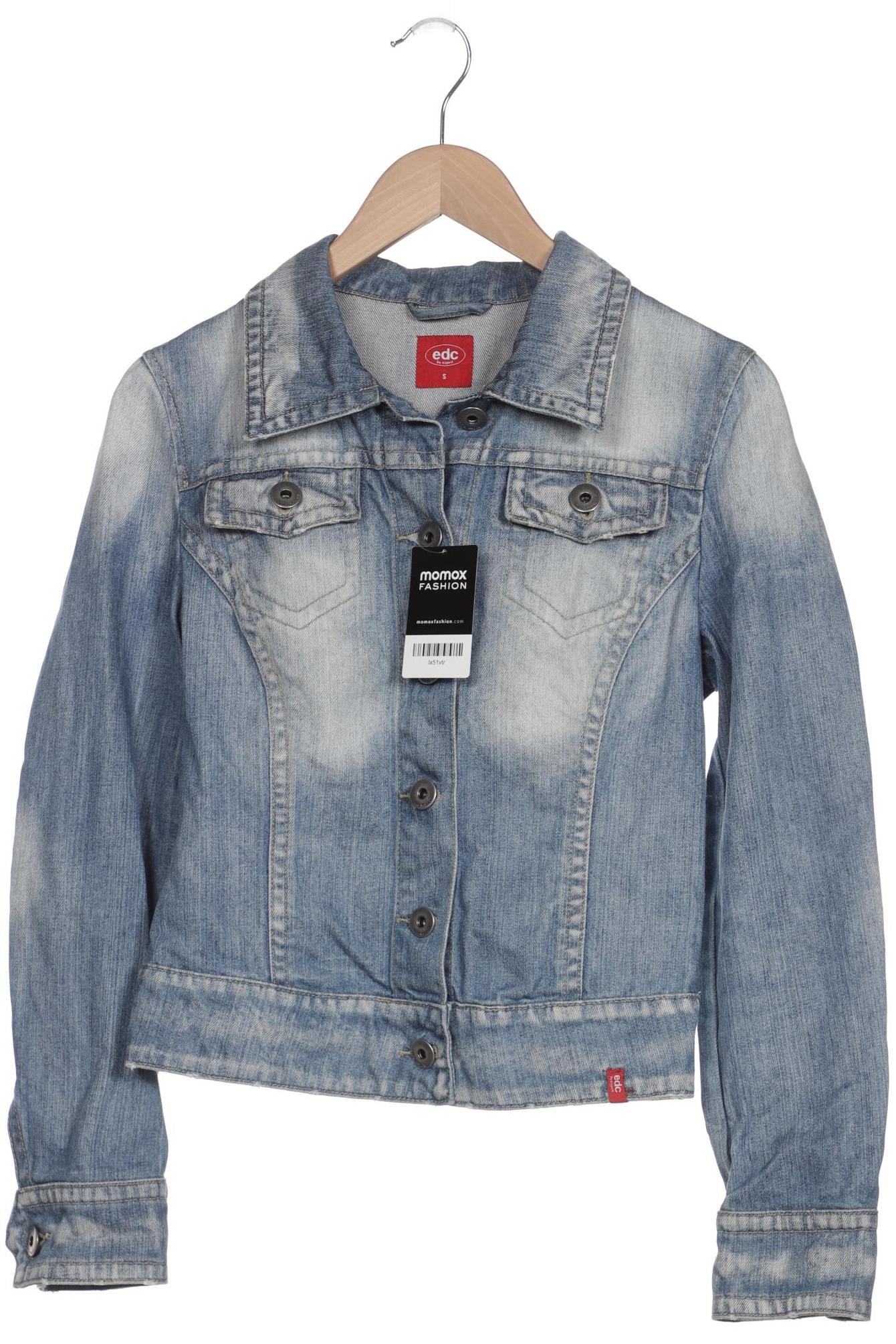 

edc by Esprit Damen Jacke, blau, Gr. 36