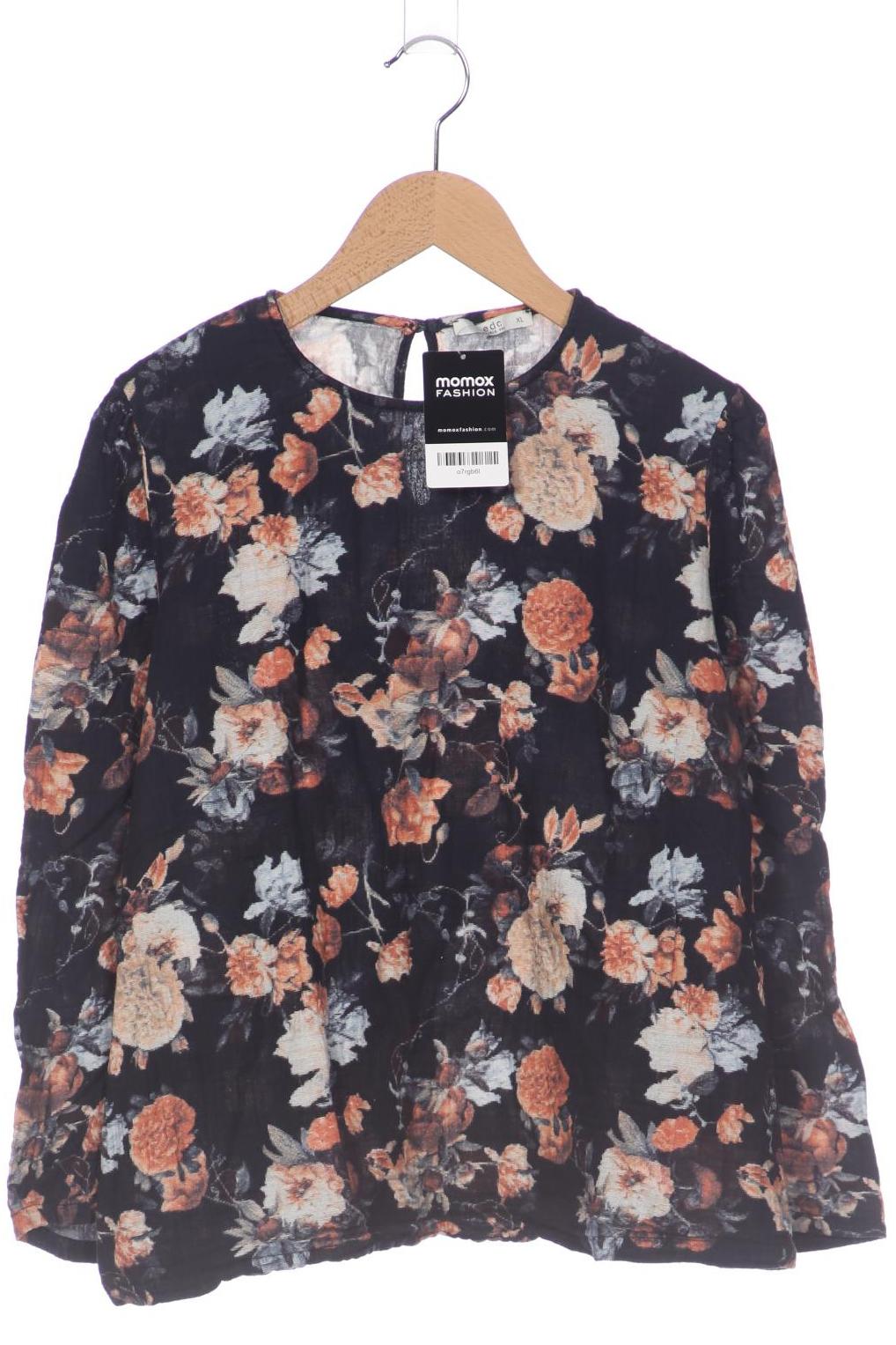 

edc by Esprit Damen Bluse, schwarz, Gr. 44