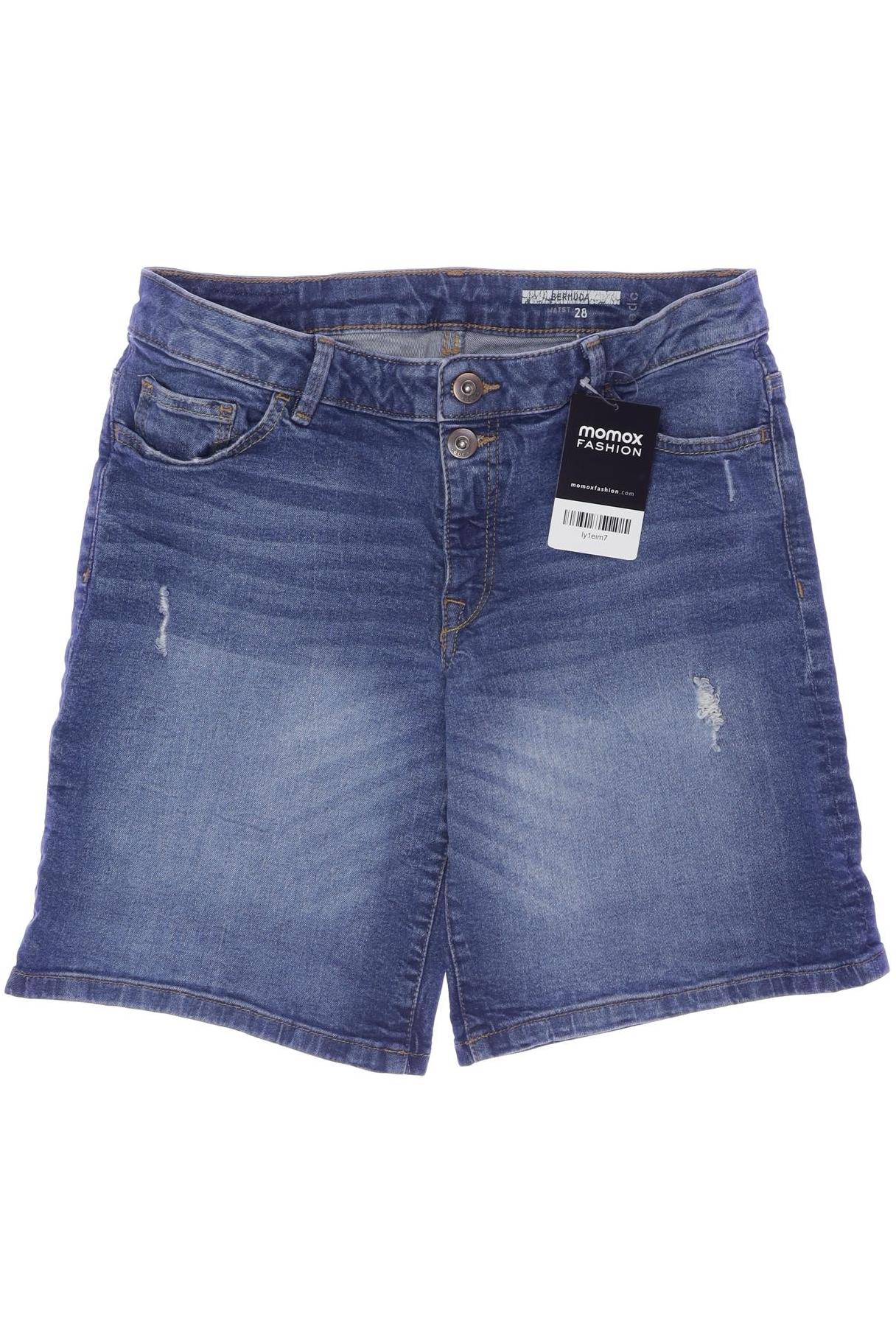 

edc by Esprit Damen Shorts, blau, Gr. 28