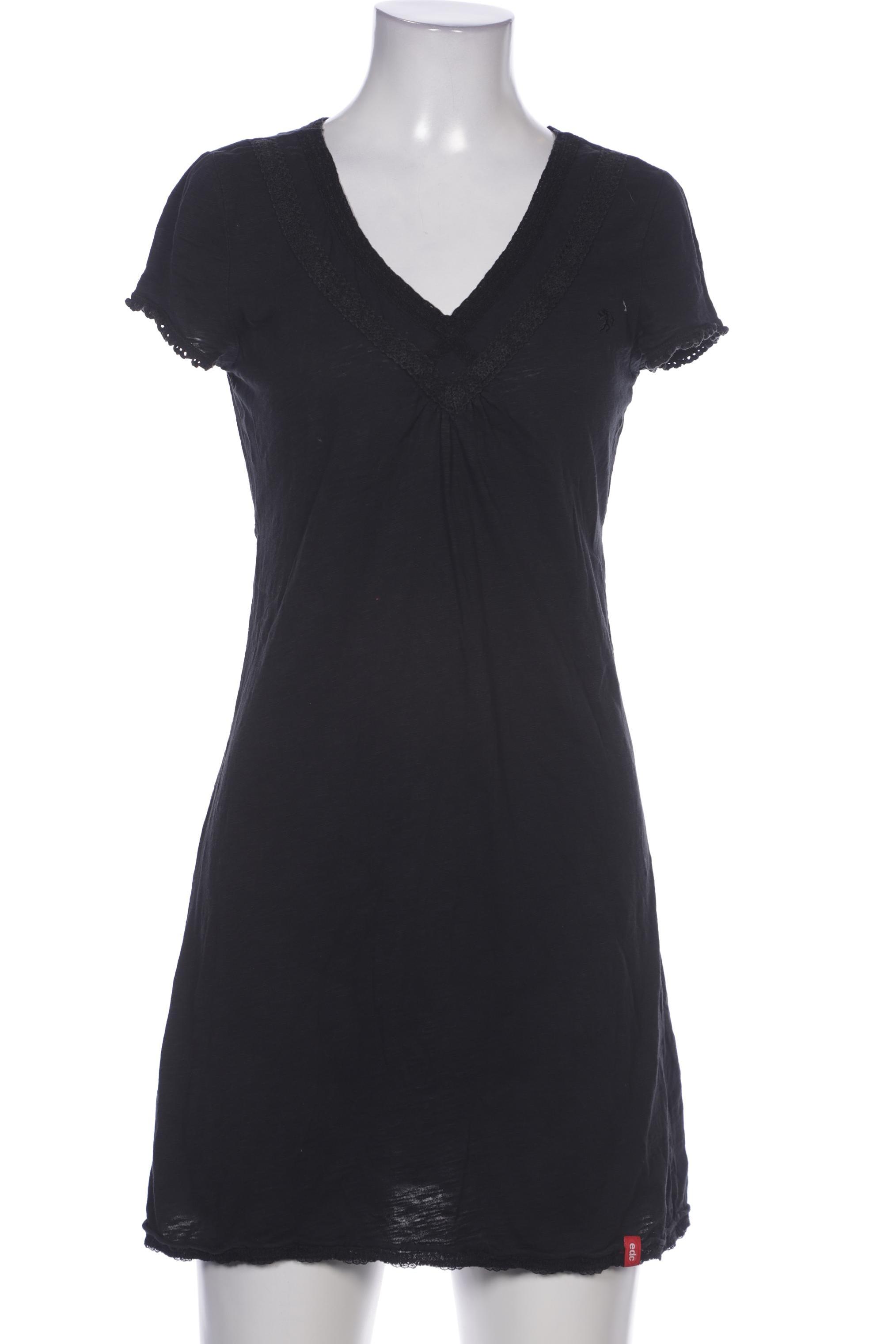 

edc by Esprit Damen Kleid, schwarz, Gr. 38