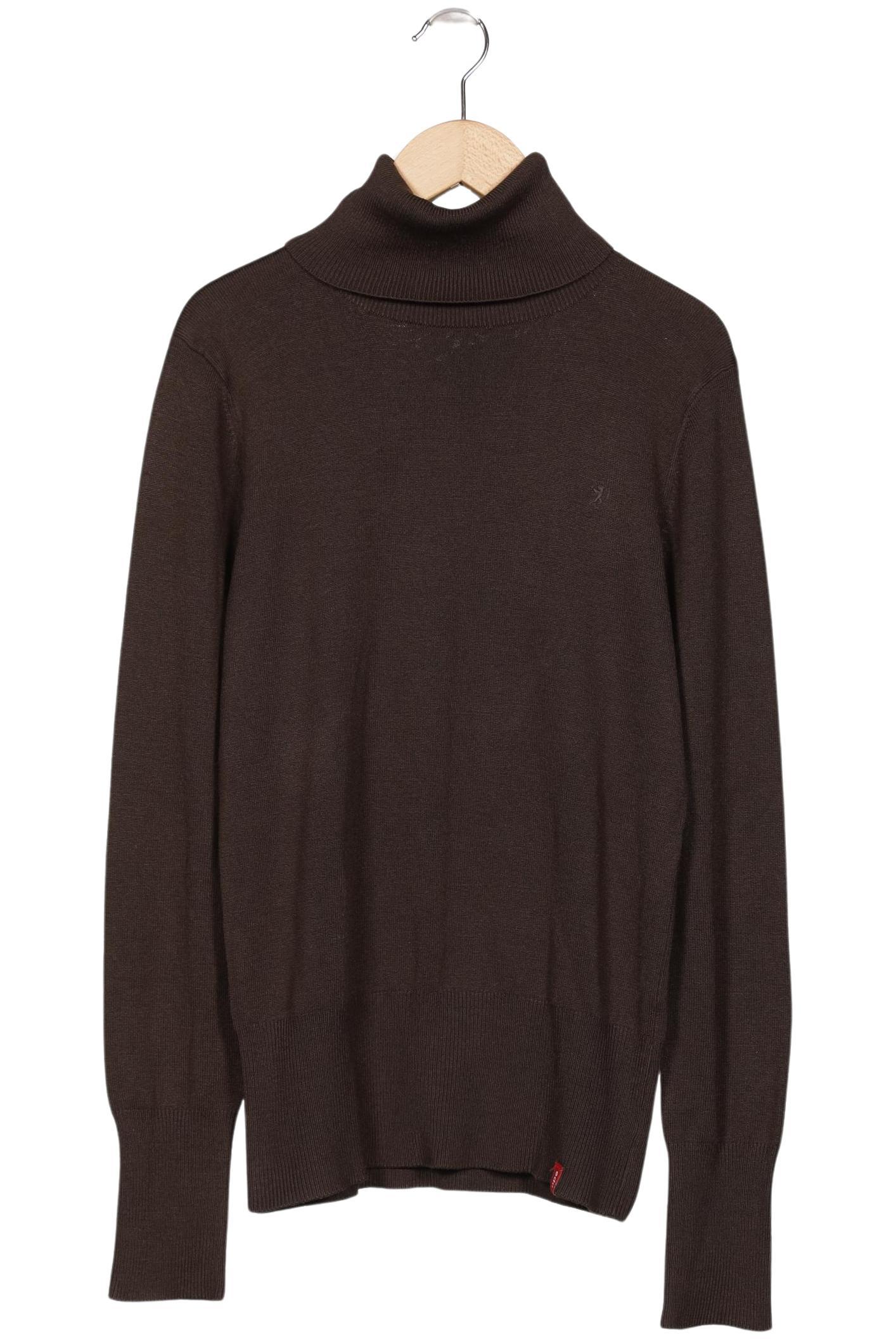 

edc by Esprit Damen Pullover, braun, Gr. 38