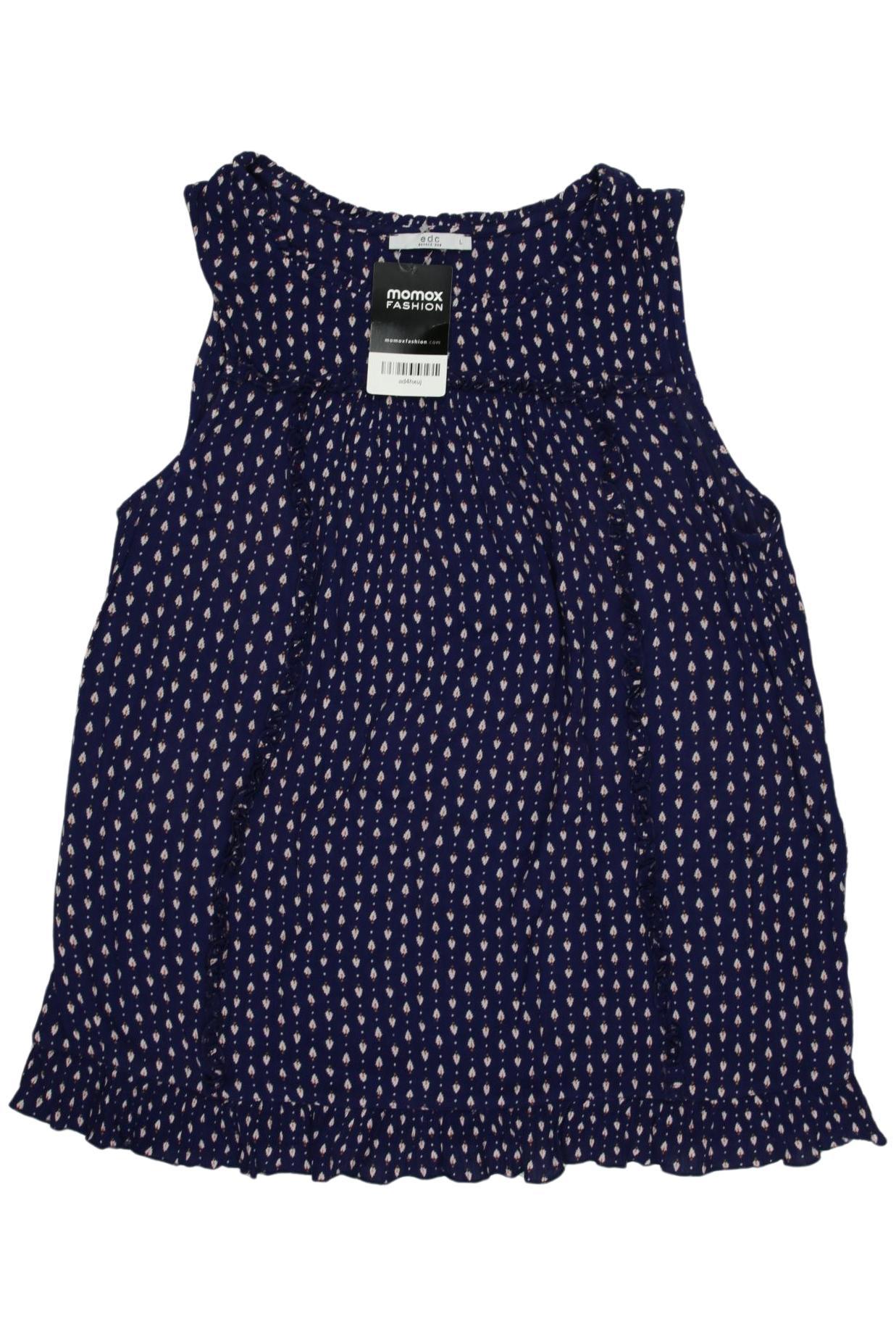 

edc by Esprit Damen Top, marineblau, Gr. 42