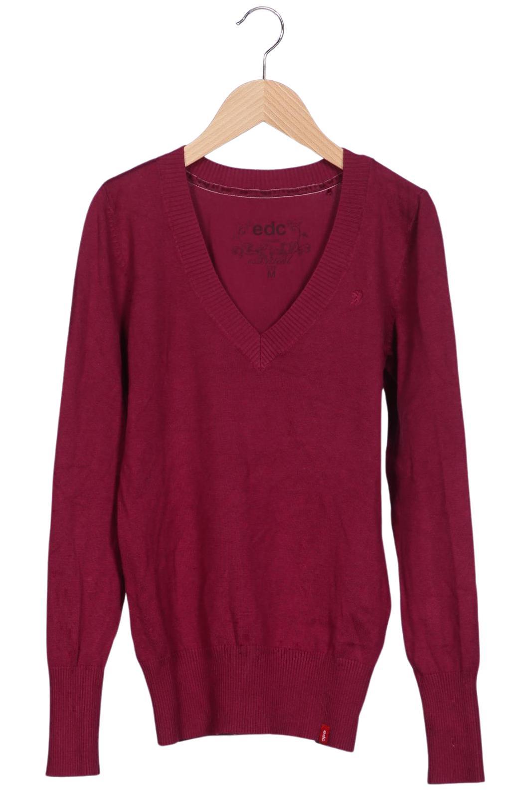 

edc by Esprit Damen Pullover, bordeaux, Gr. 38