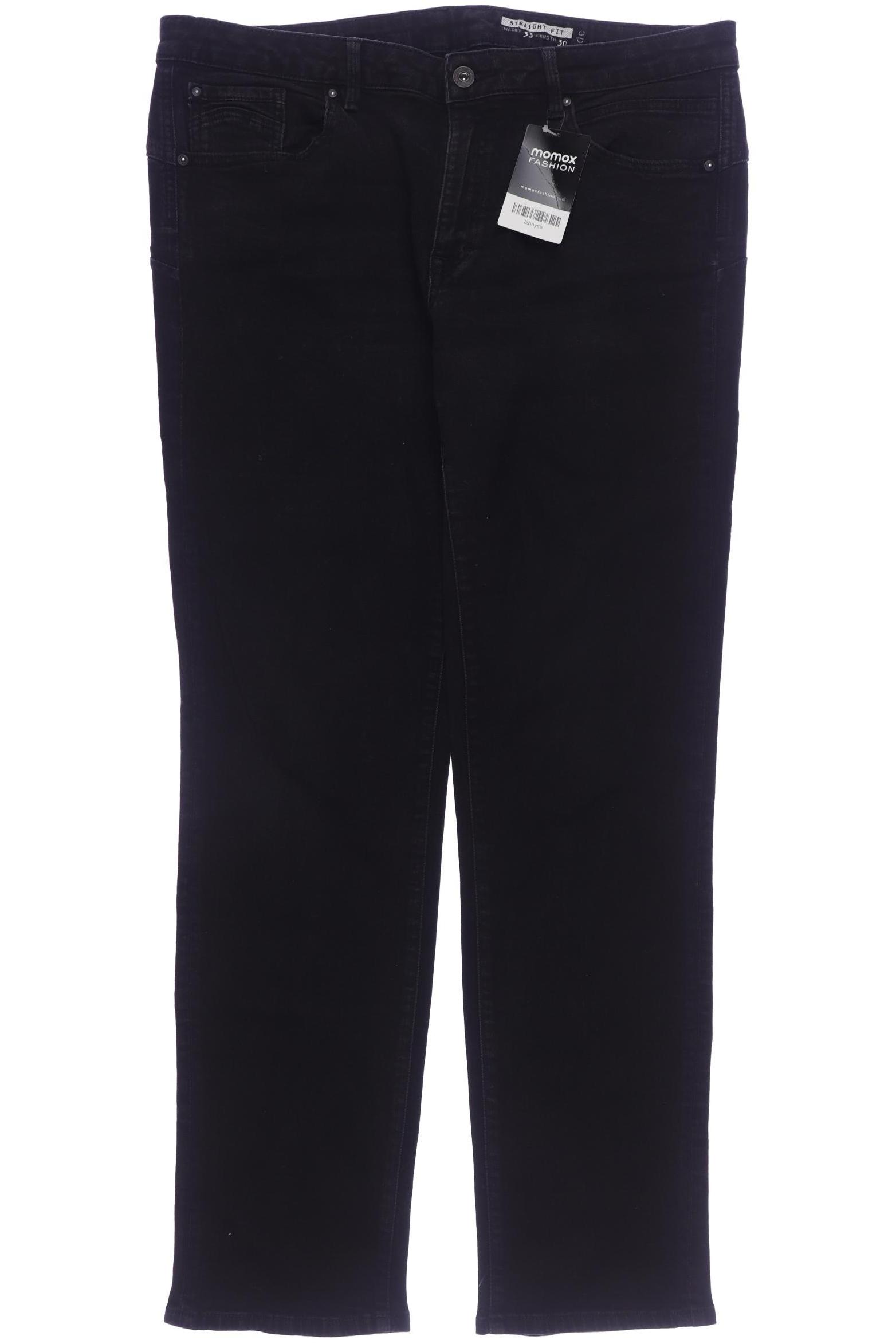 

edc by Esprit Damen Jeans, schwarz, Gr. 33