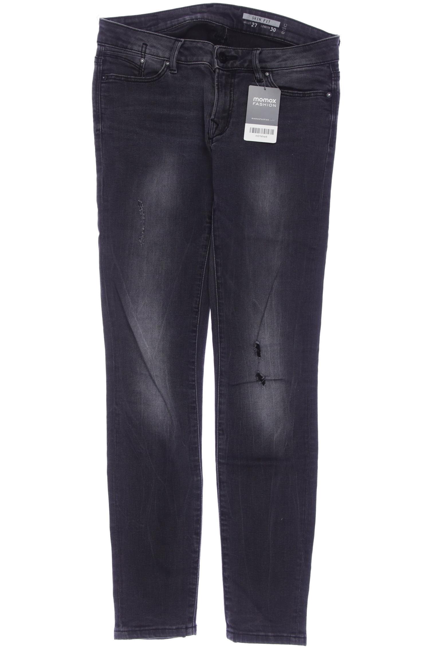 

edc by Esprit Damen Jeans, grau, Gr. 27