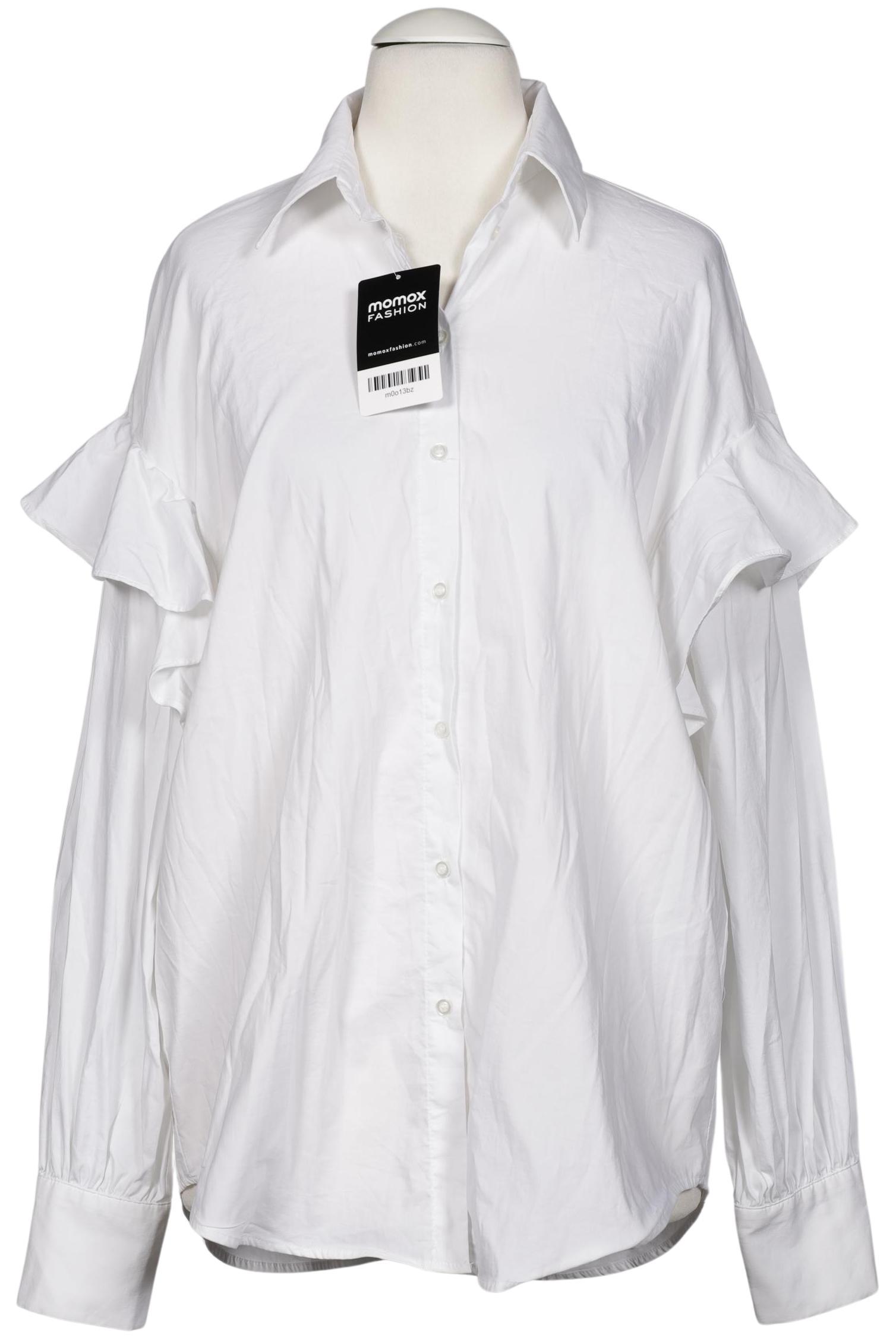 

edc by Esprit Damen Bluse, weiß, Gr. 34